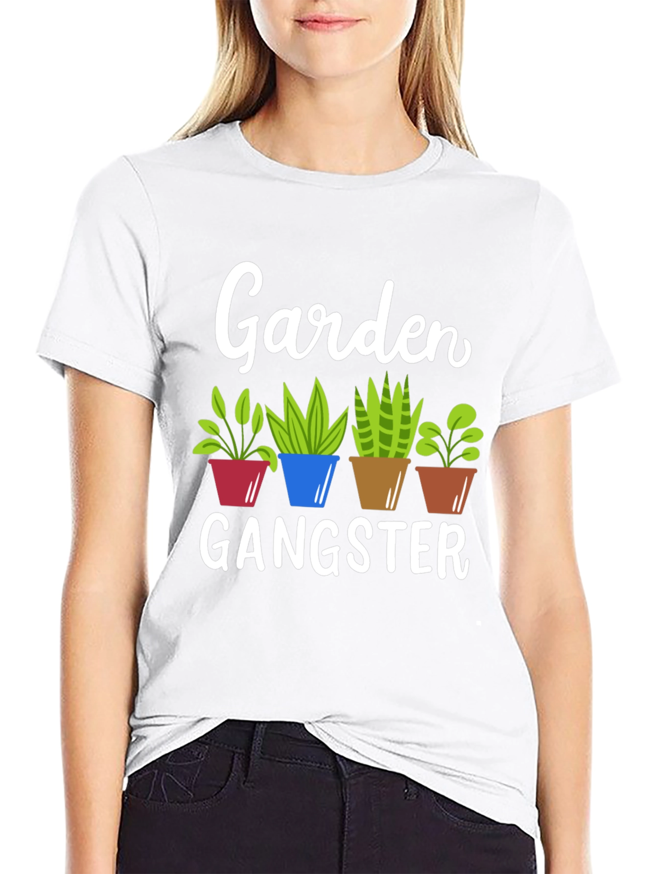 Garden Gangster T-Shirt Funny Gardener Tee