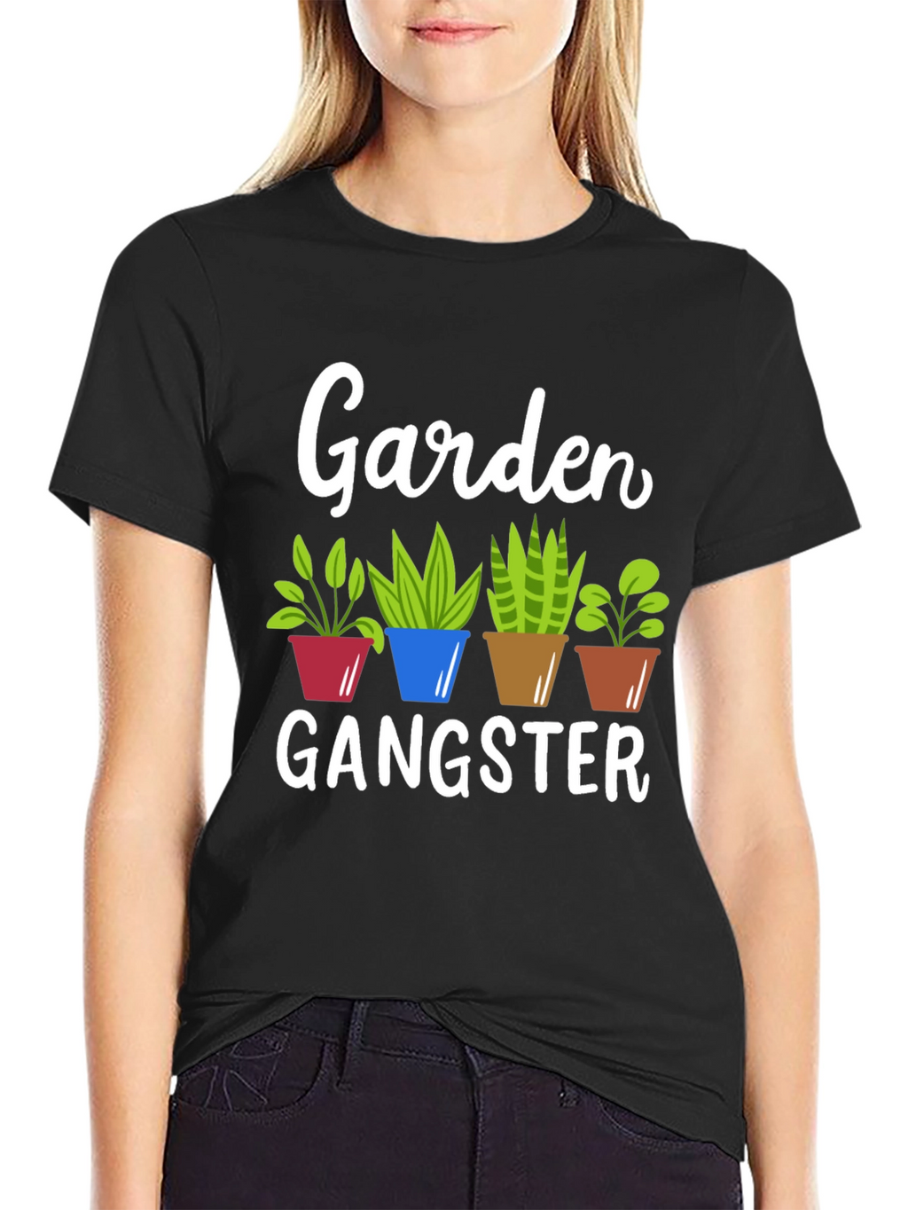 Garden Gangster T-Shirt Funny Gardener Tee