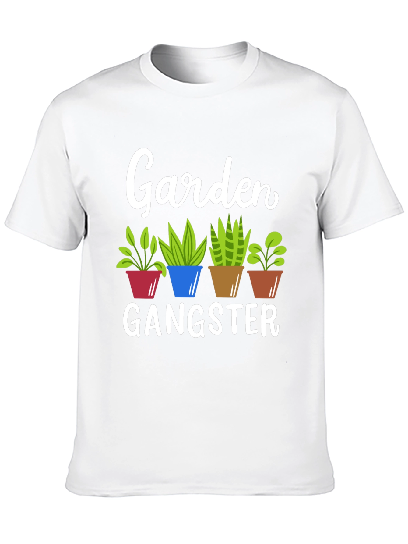 Garden Gangster T-Shirt Funny Gardener Tee