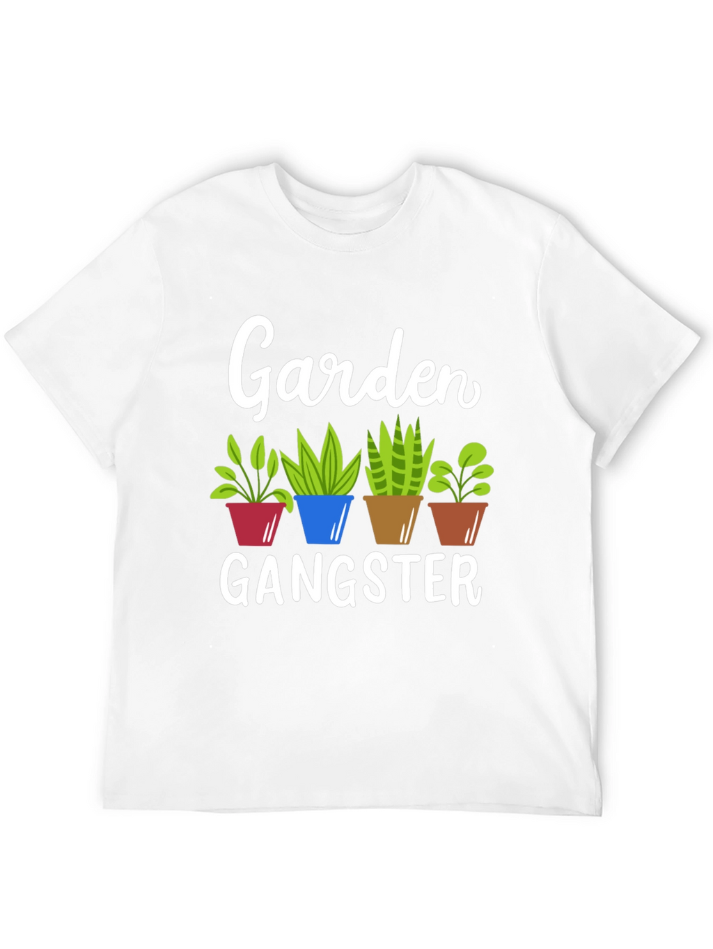 Garden Gangster T-Shirt Funny Gardener Tee