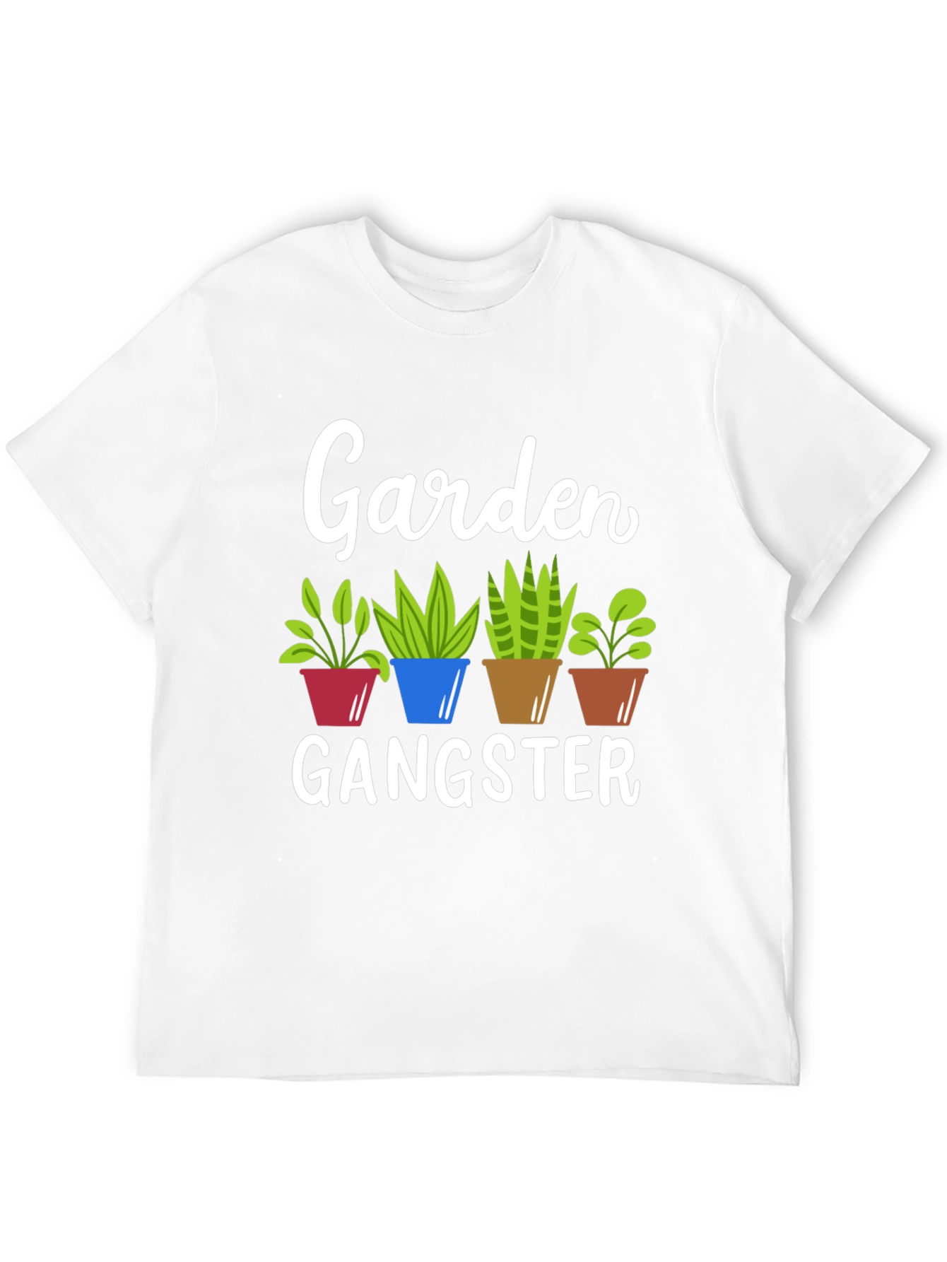 Garden Gangster T-Shirt Funny Gardener Tee