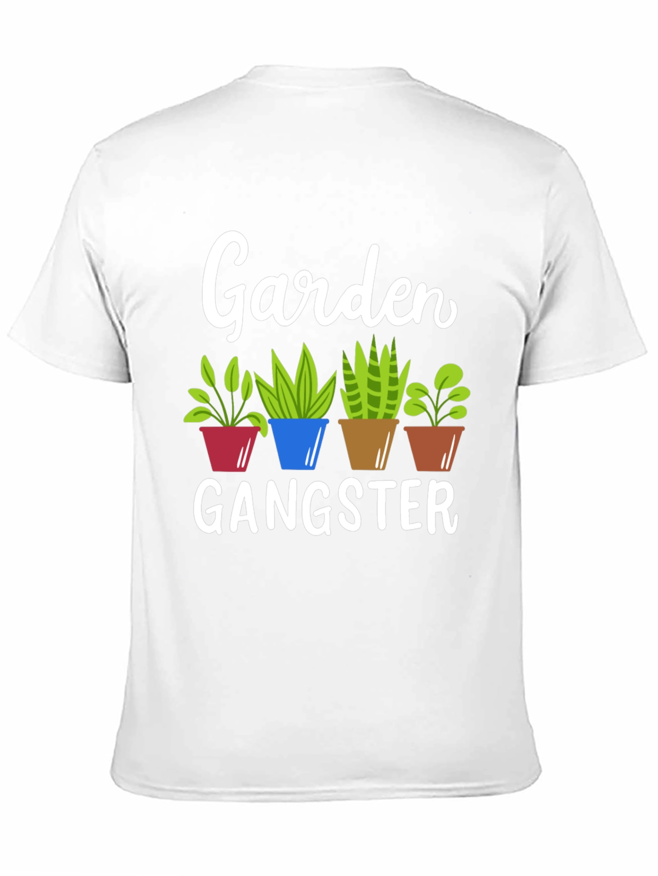 Garden Gangster T-Shirt Funny Gardener Tee