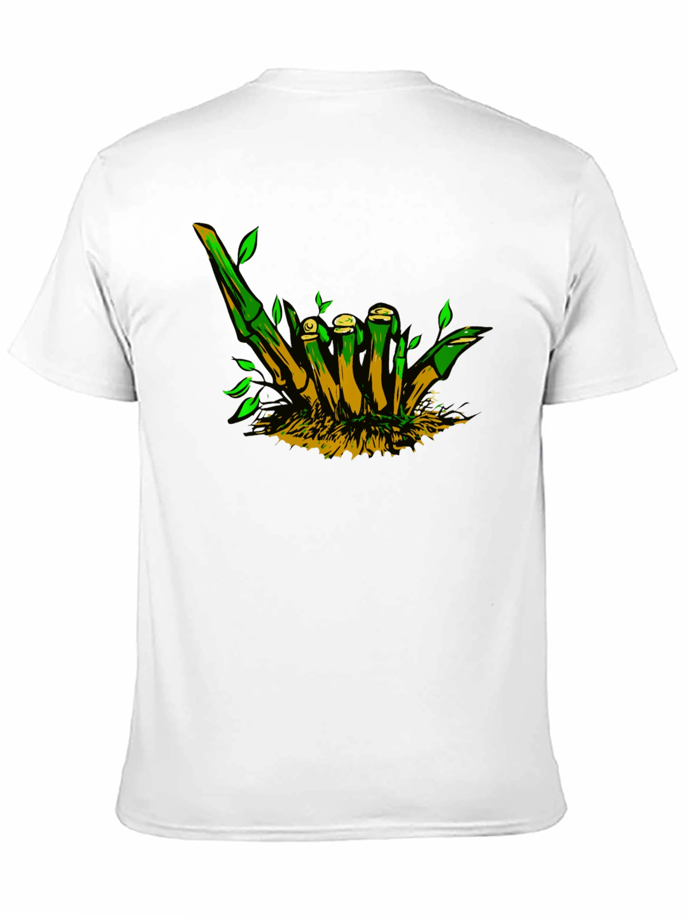 Bamboo Hand Sign Black T-Shirt