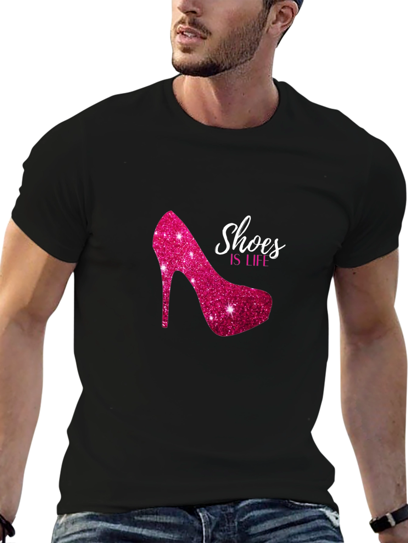 Shoes is Life Graphic Tee - Black