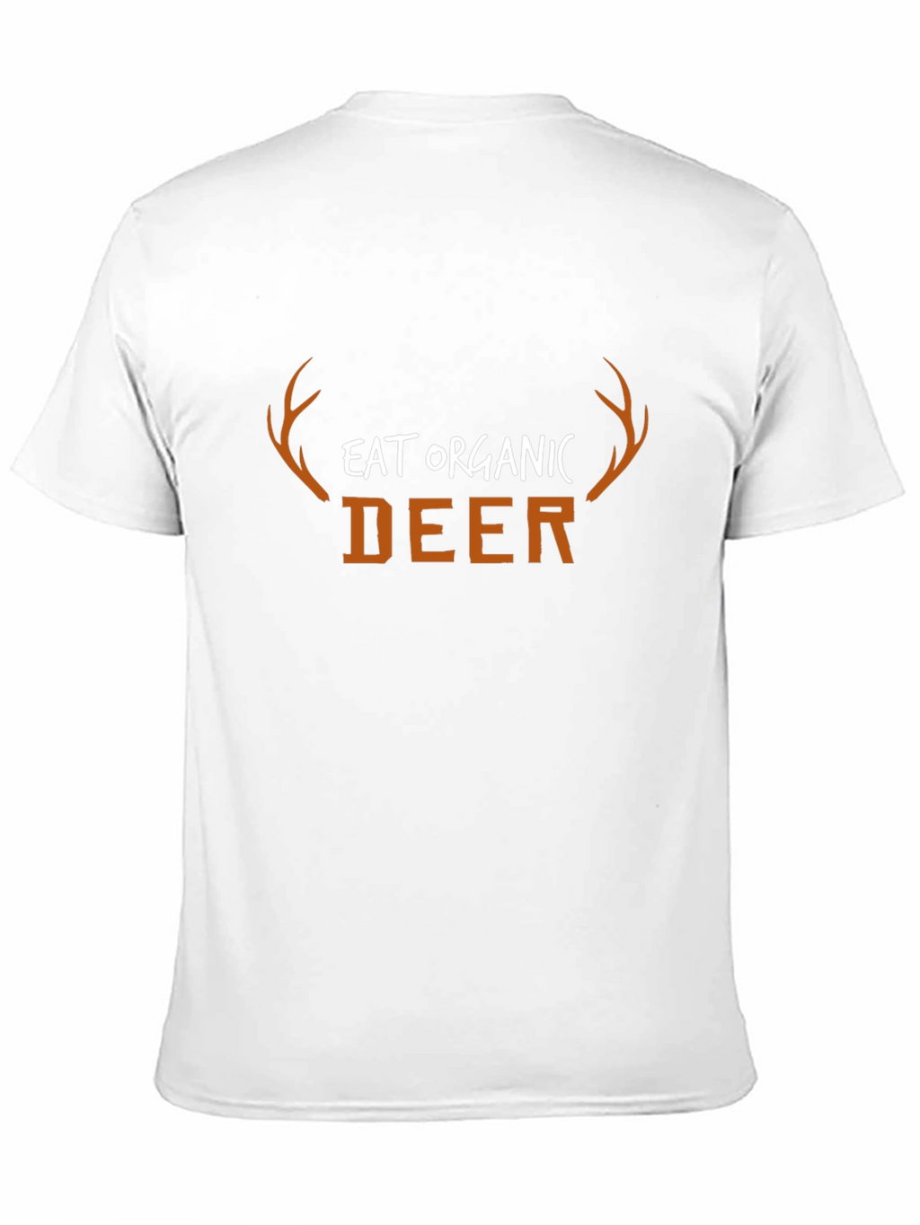 Eat Organic Deer Graphic T-Shirt