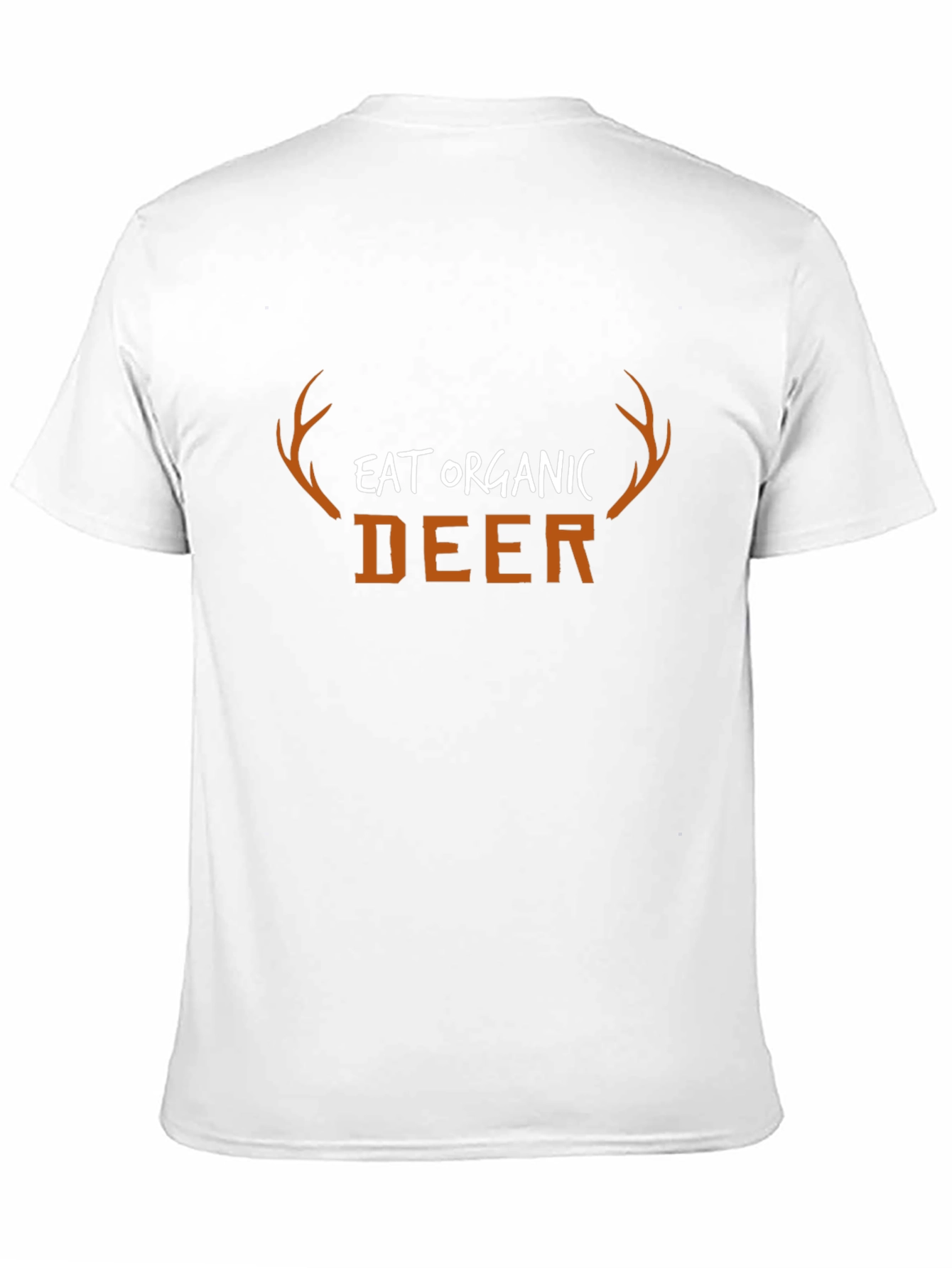 Eat Organic Deer Graphic T-Shirt