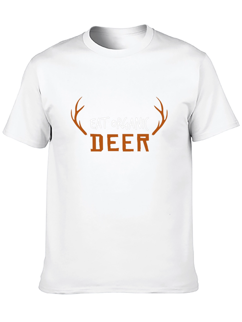 Eat Organic Deer Graphic T-Shirt