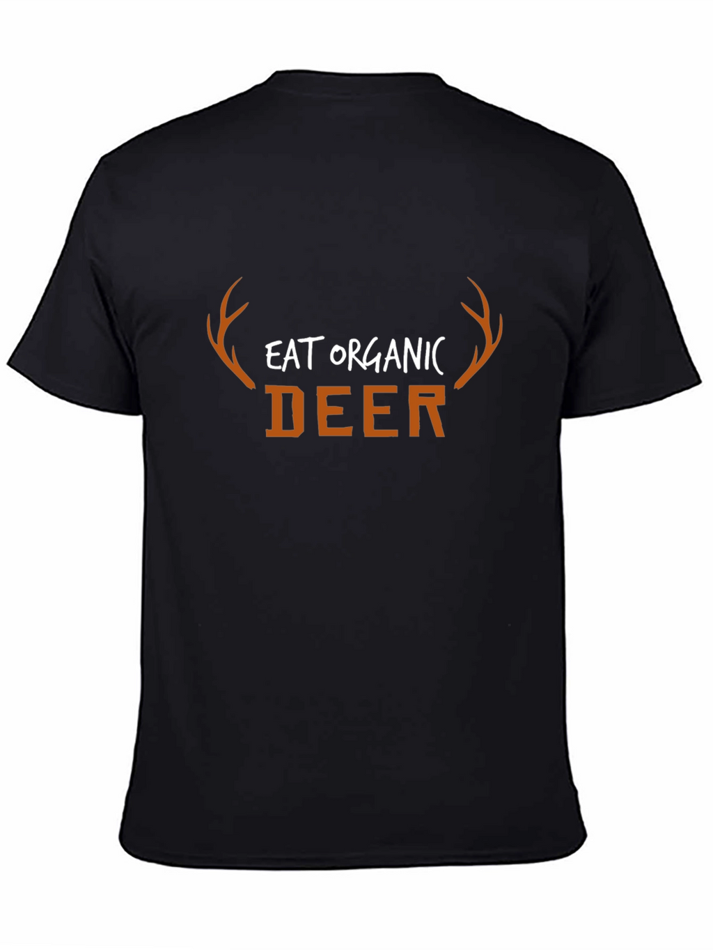 Eat Organic Deer Graphic T-Shirt