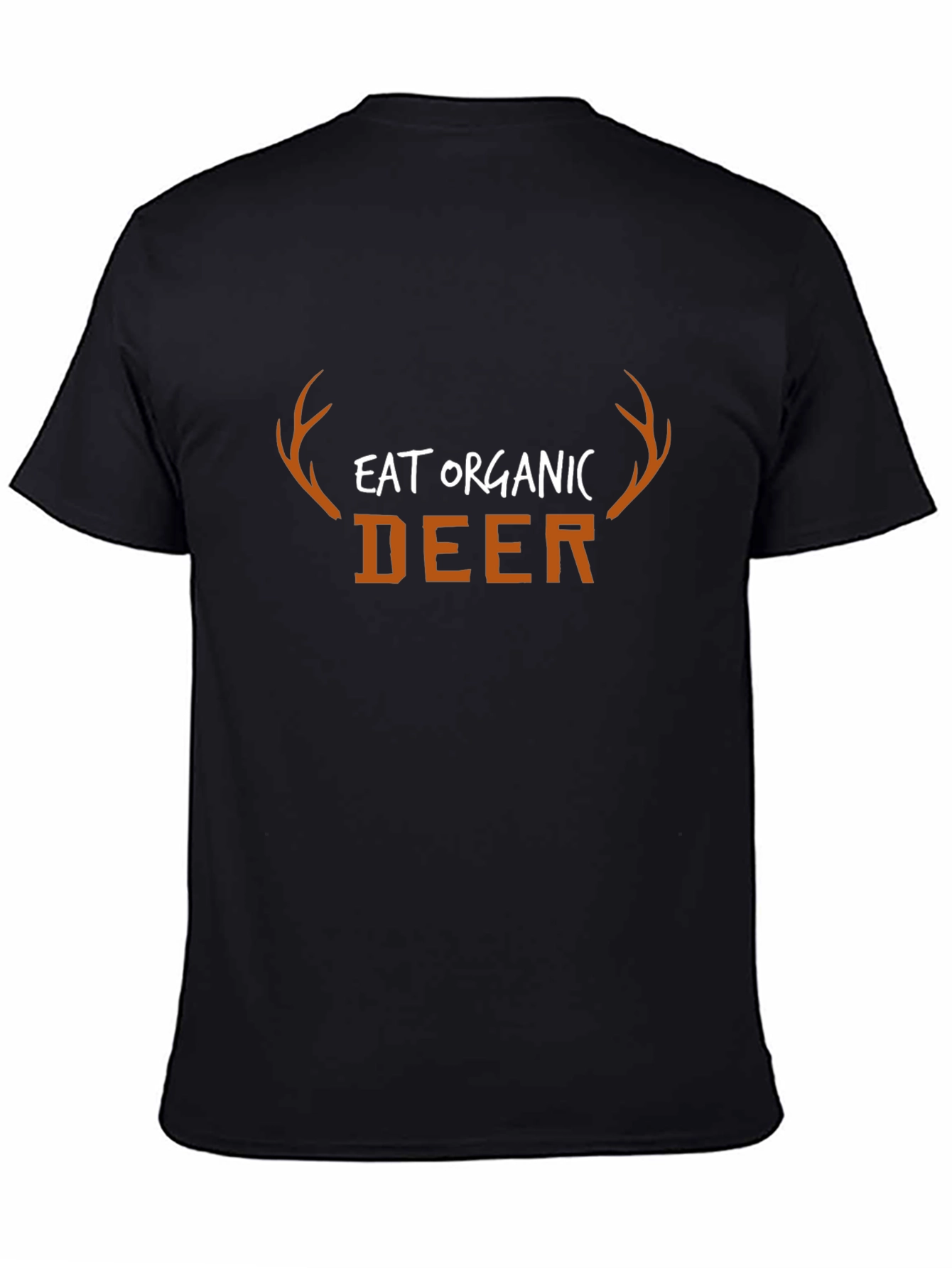 Eat Organic Deer Graphic T-Shirt