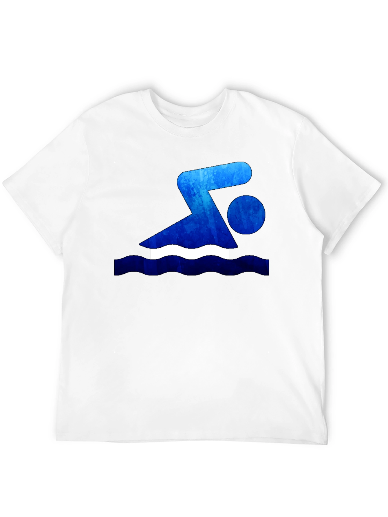 Swimmer Graphic T-Shirt - Black
