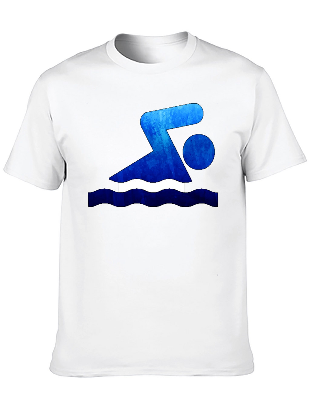 Swimmer Graphic T-Shirt - Black