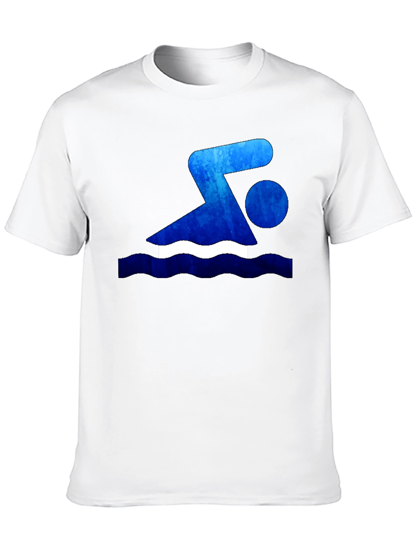 Swimmer Graphic T-Shirt - Black