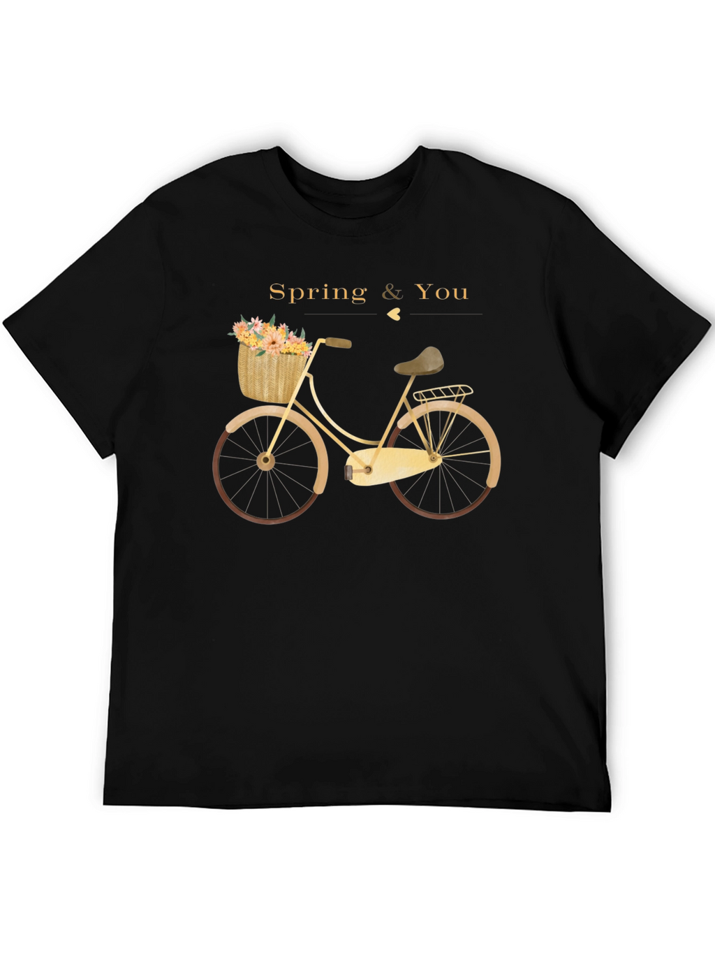 Spring & You Bicycle Graphic T-Shirt