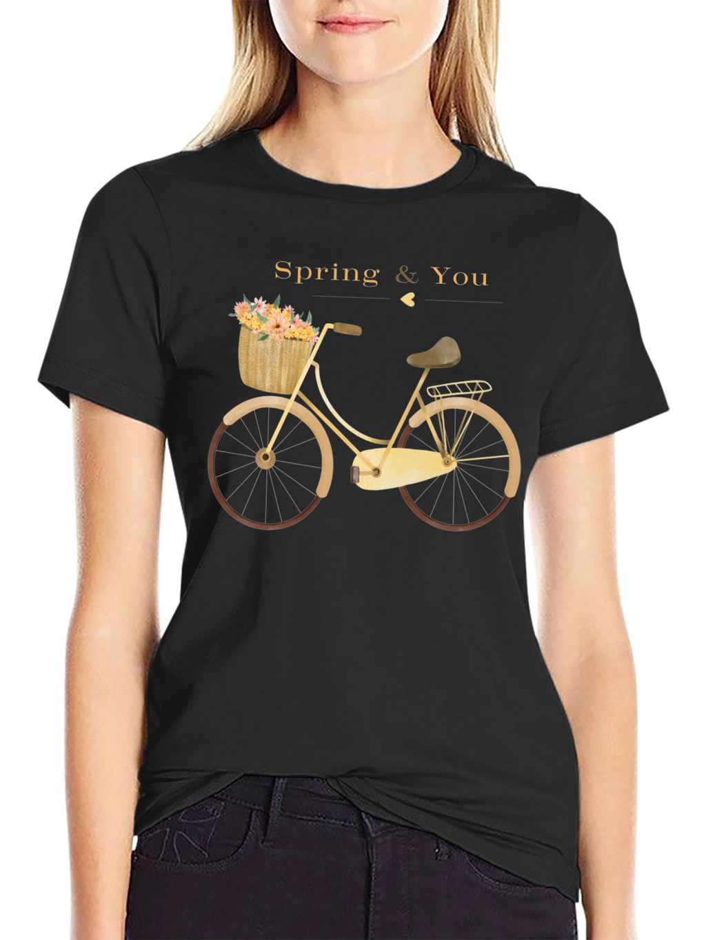 Spring & You Bicycle Graphic T-Shirt