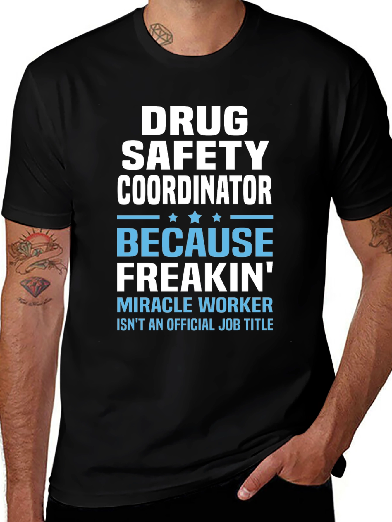 Drug Safety Coordinator Funny Job Title T-Shirt