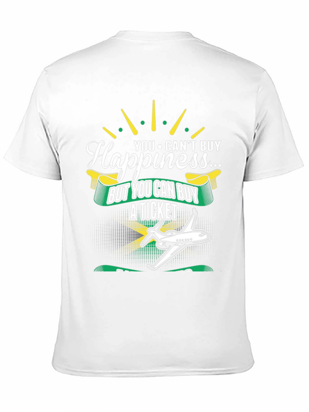Happiness Ticket Graphic Tee - Jamaica Flag