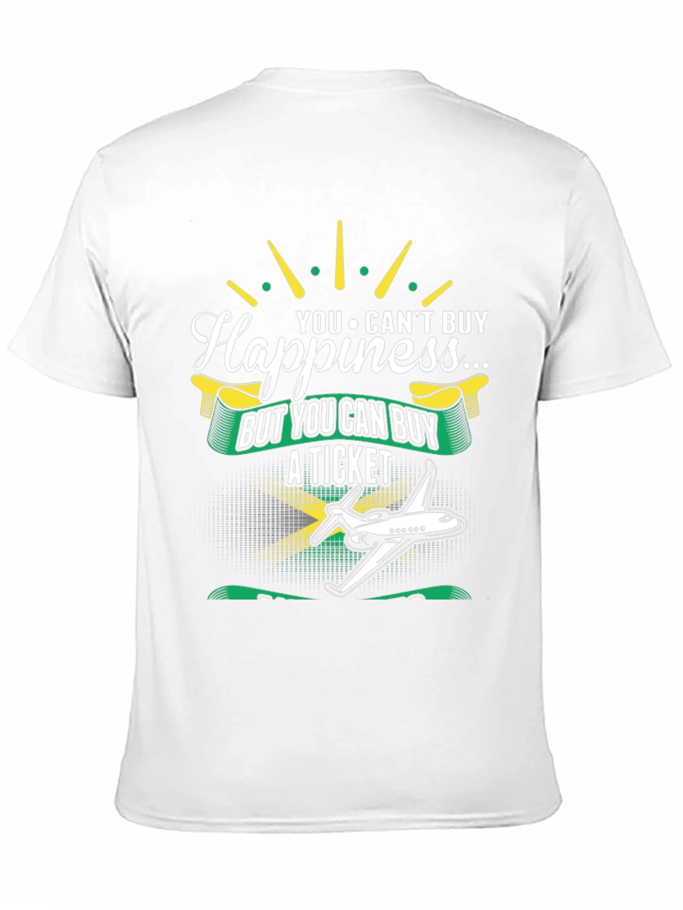 Happiness Ticket Graphic Tee - Jamaica Flag