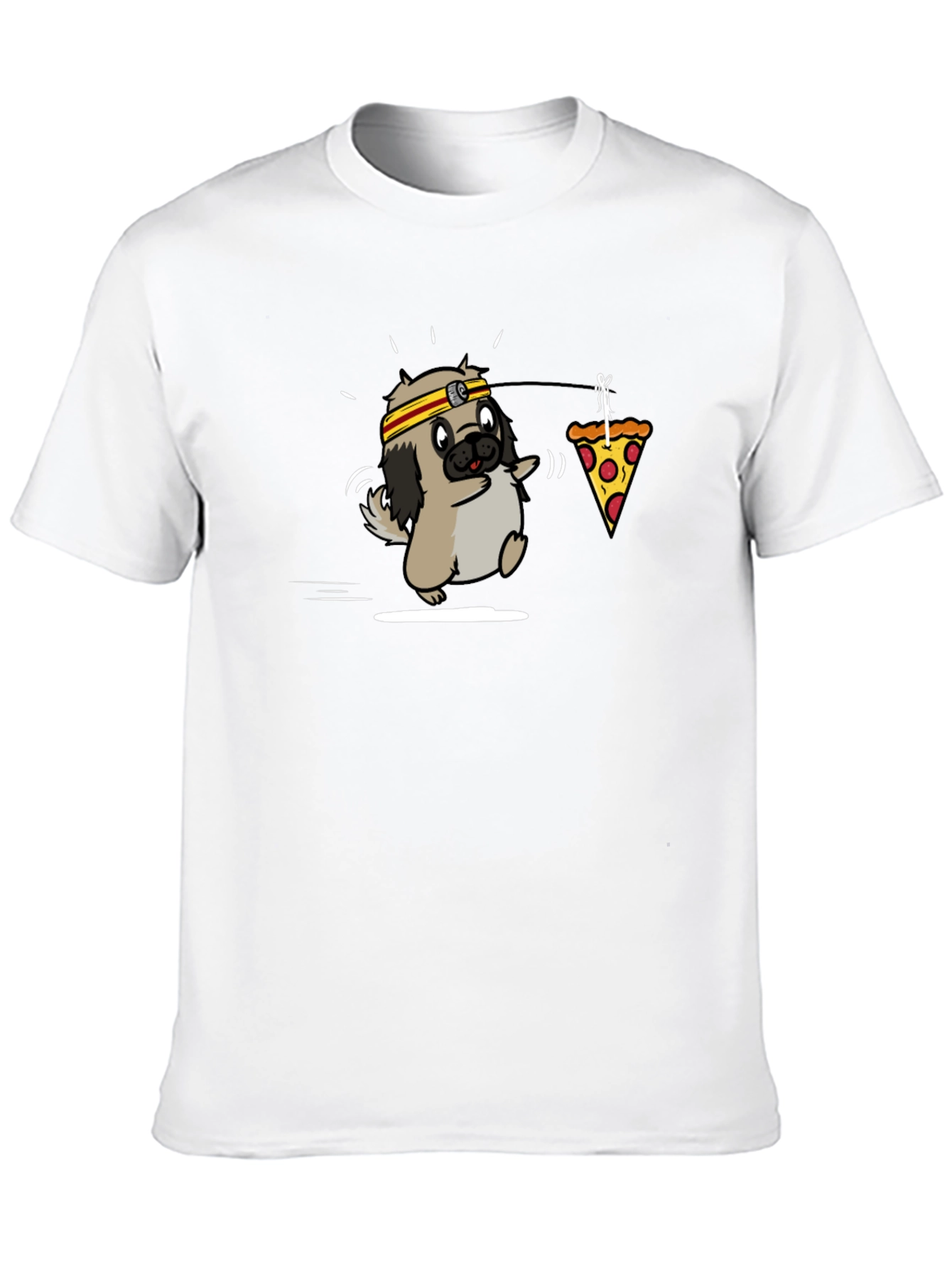 Pug Pizza T-Shirt: Funny Graphic Tee for Dog Lovers