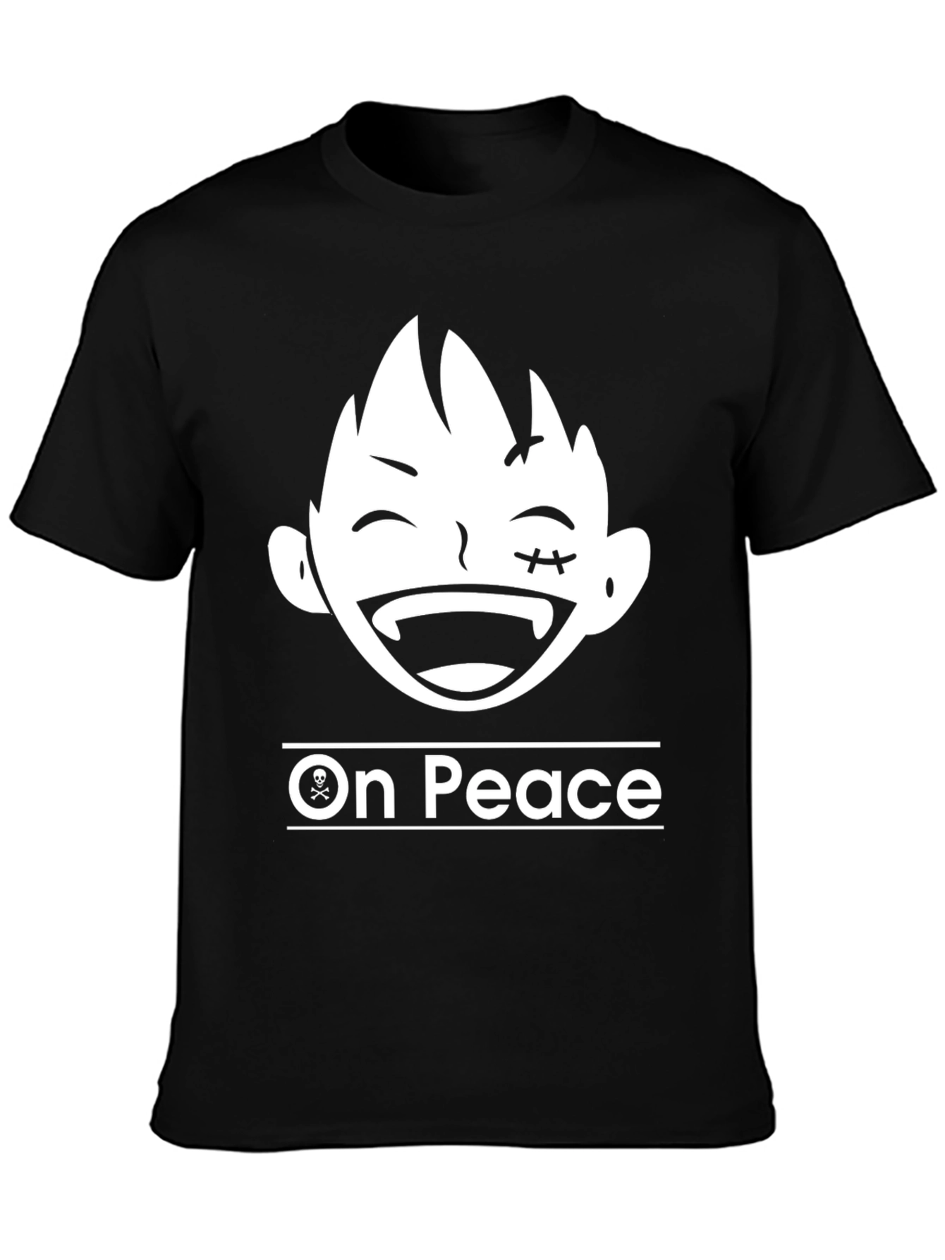 On Peace T-Shirt - Anime Cartoon Graphic Tee