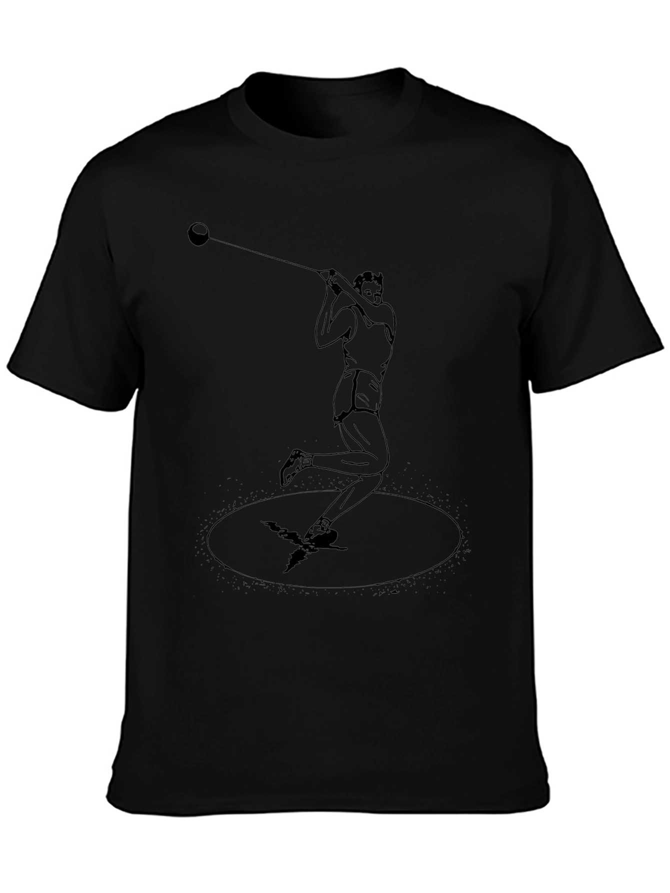 Hammer Throw Athlete Graphic Tee