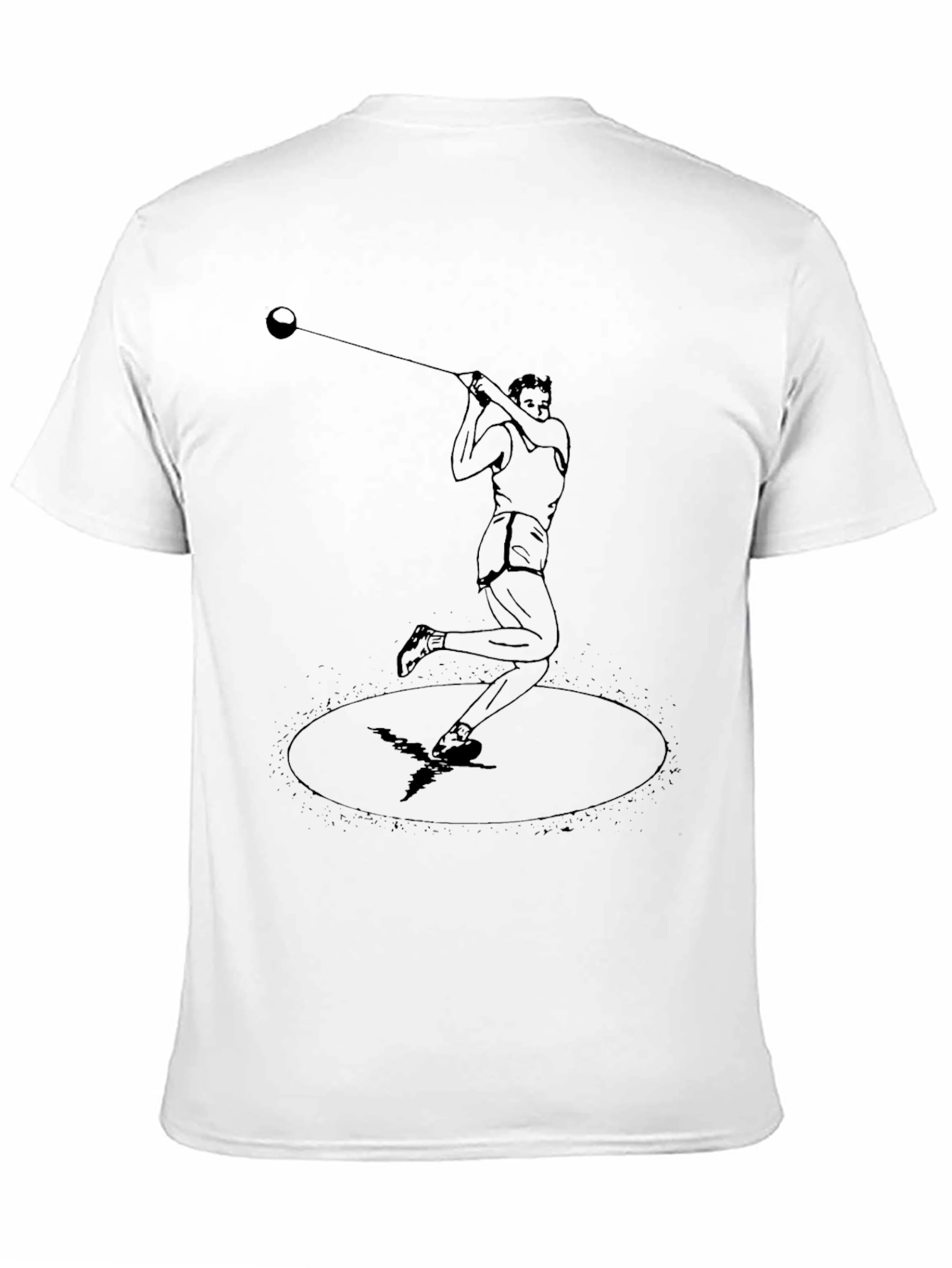 Hammer Throw Athlete Graphic Tee