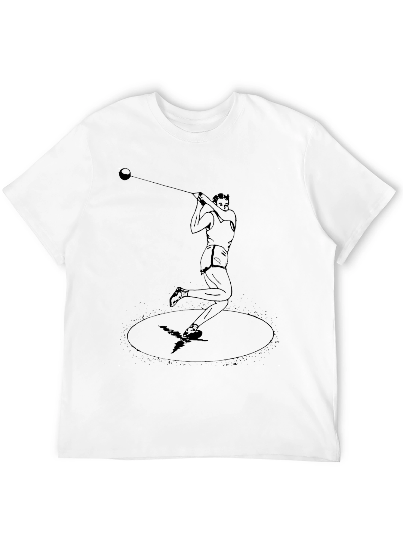 Hammer Throw Athlete Graphic Tee