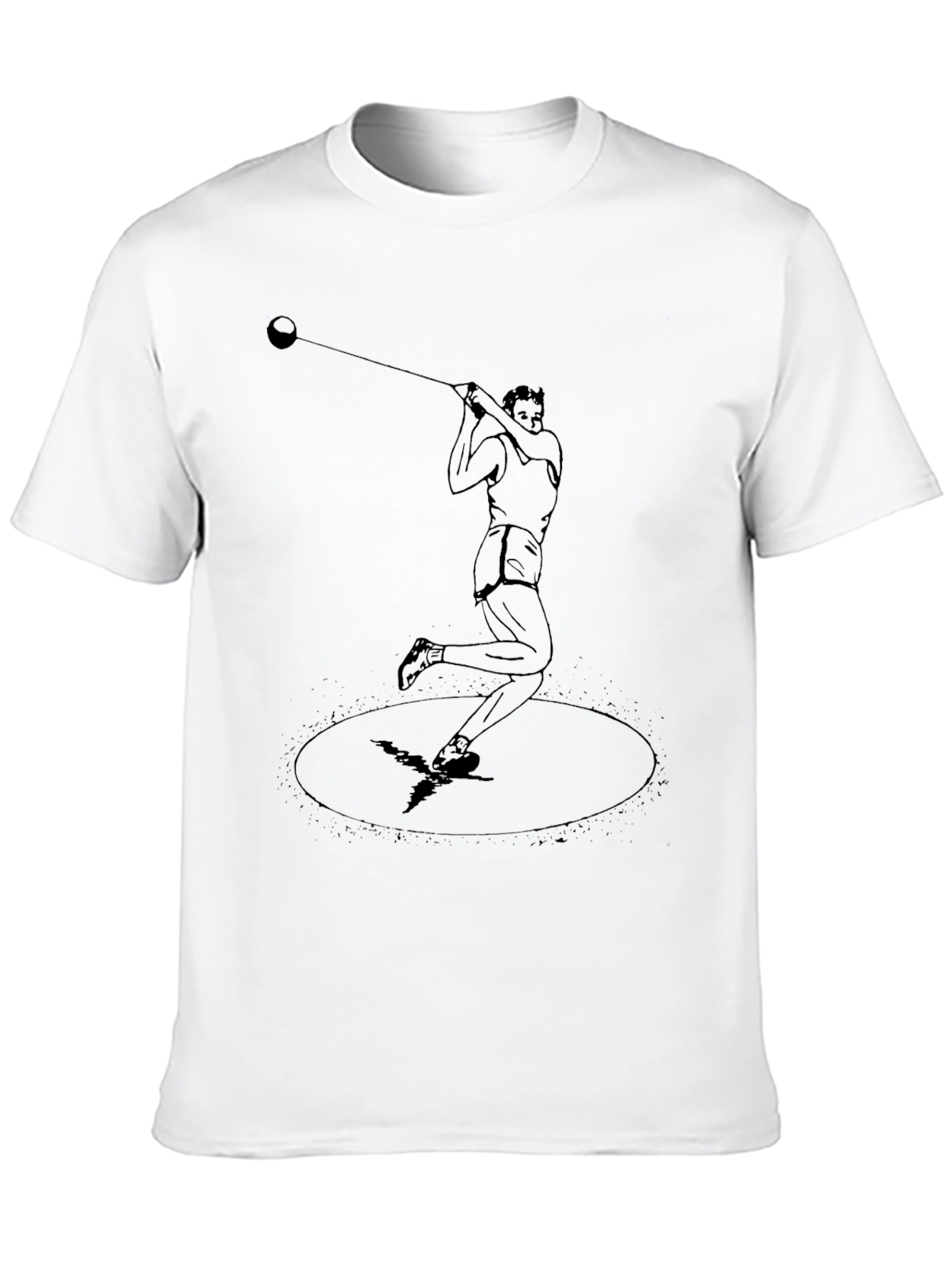 Hammer Throw Athlete Graphic Tee