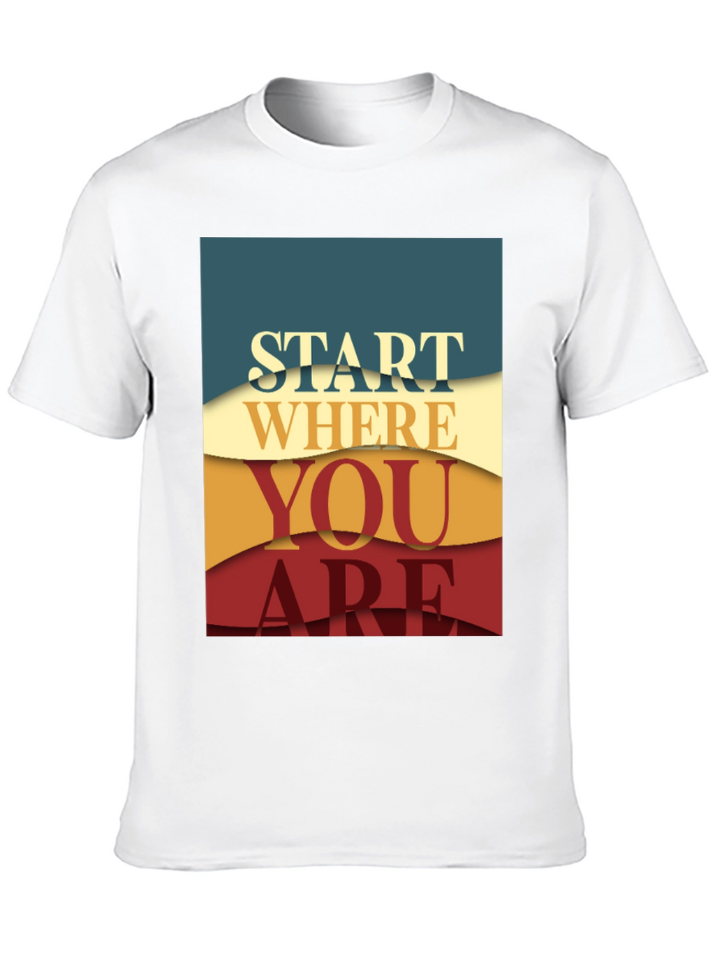 Inspirational Graphic Tee - Start Where You Are