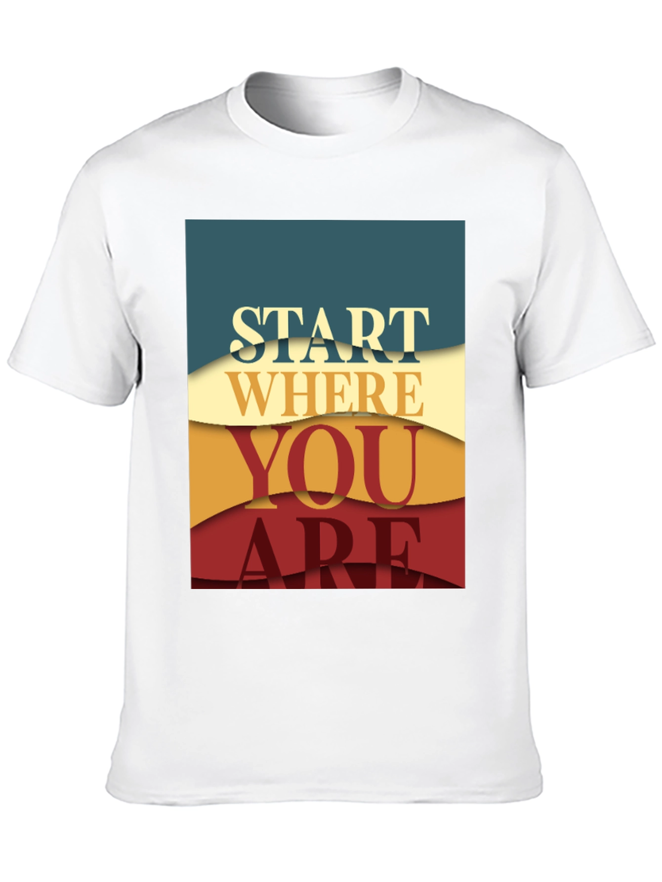 Inspirational Graphic Tee - Start Where You Are