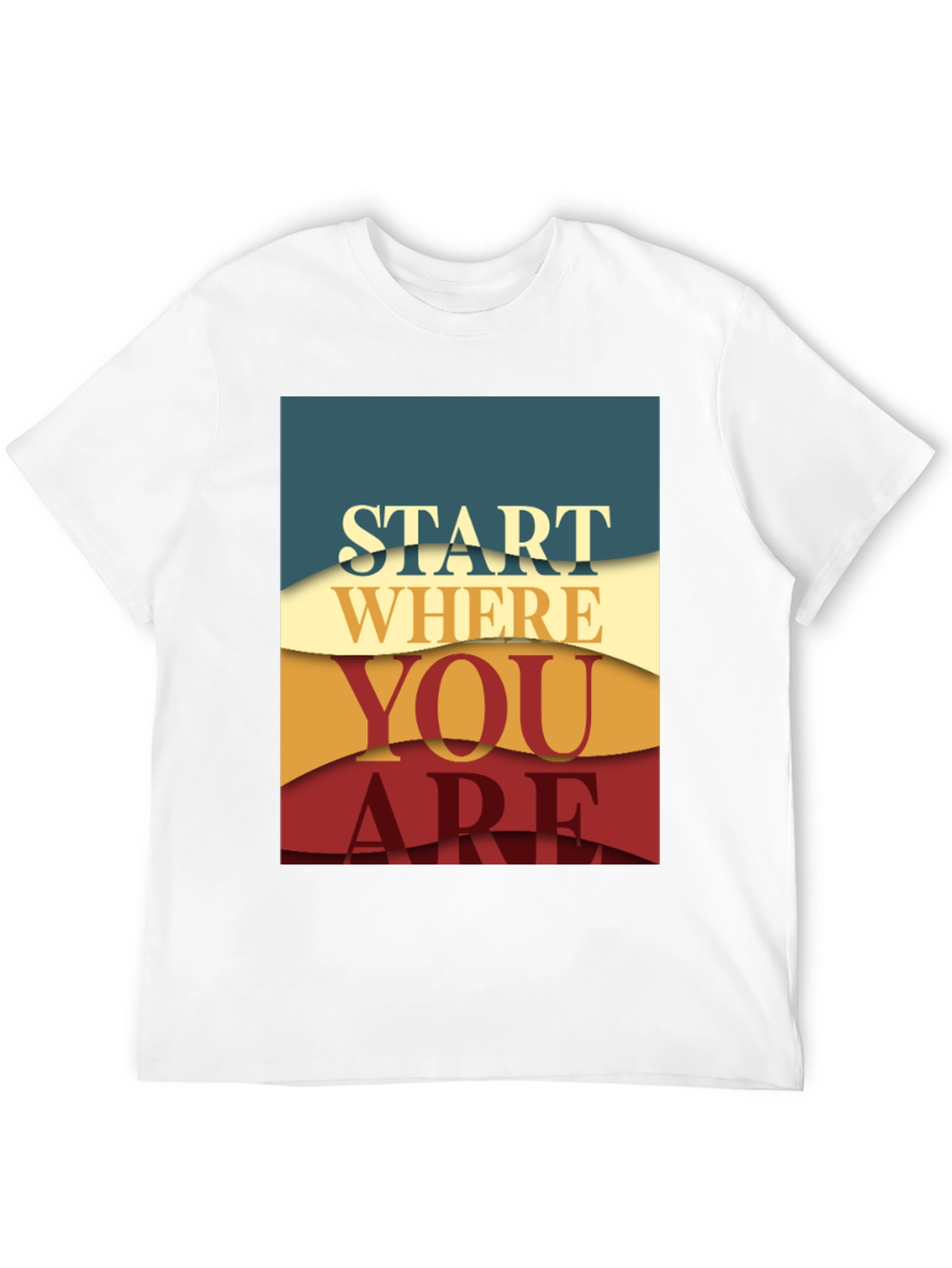 Inspirational Graphic Tee - Start Where You Are