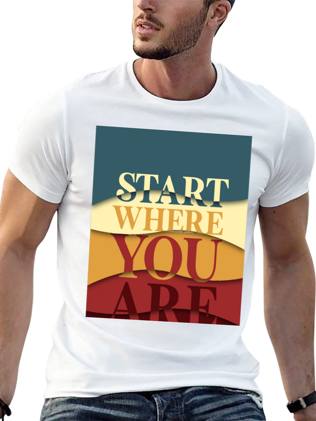 Inspirational Graphic Tee - Start Where You Are