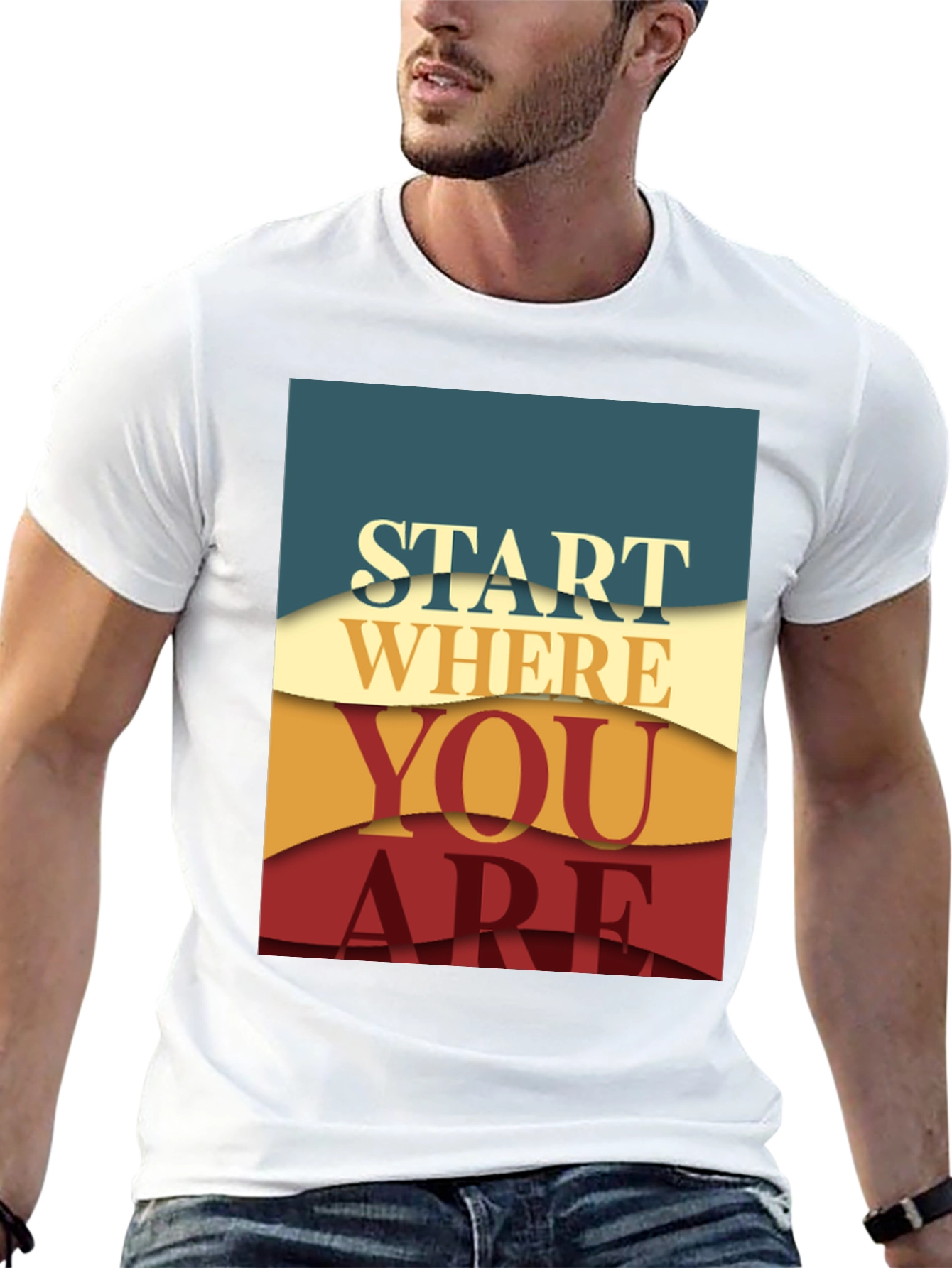 Inspirational Graphic Tee - Start Where You Are