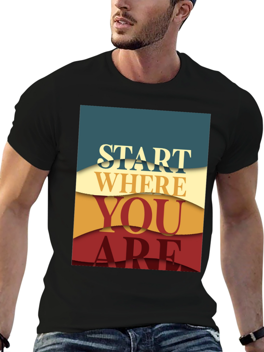Inspirational Graphic Tee - Start Where You Are