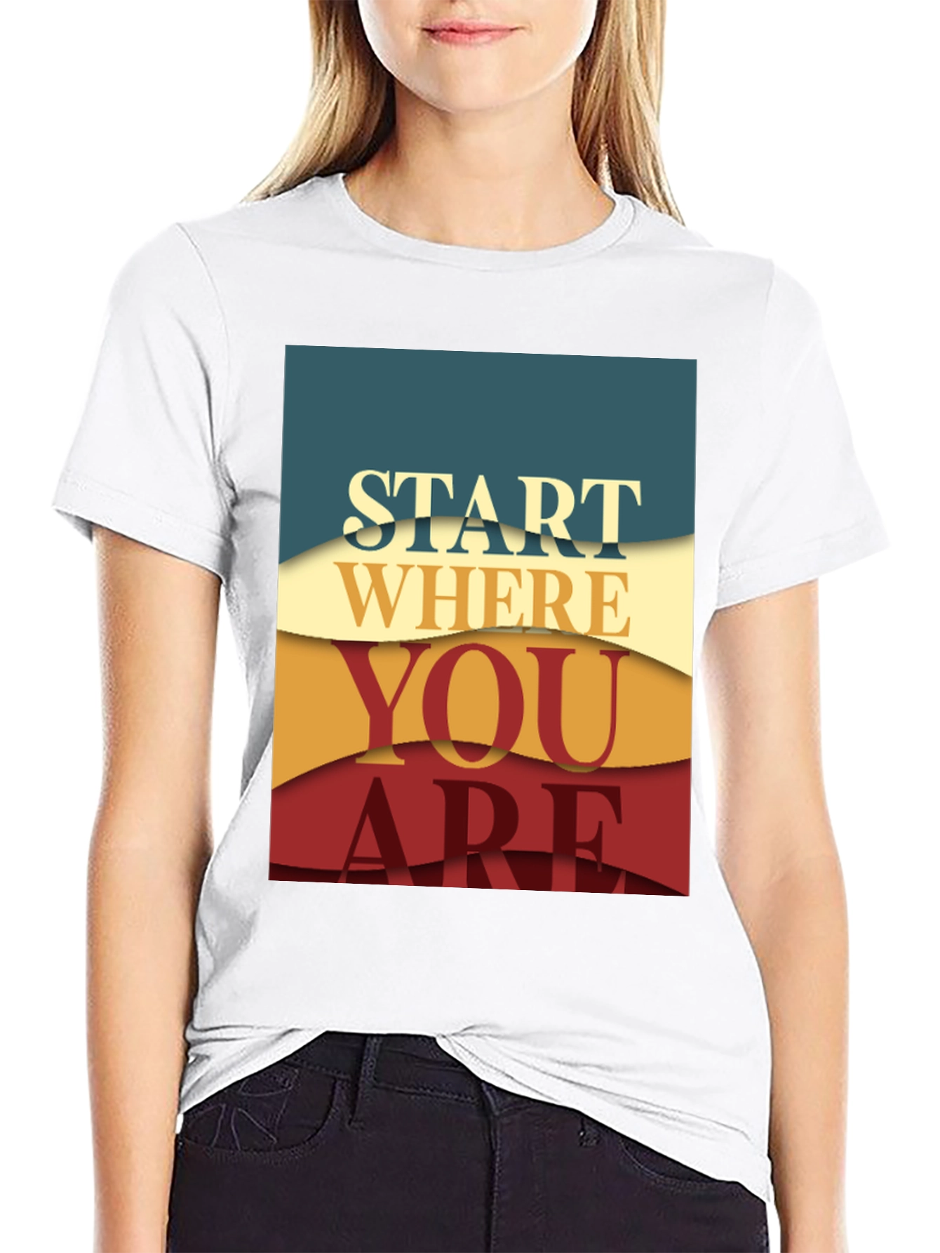 Inspirational Graphic Tee - Start Where You Are