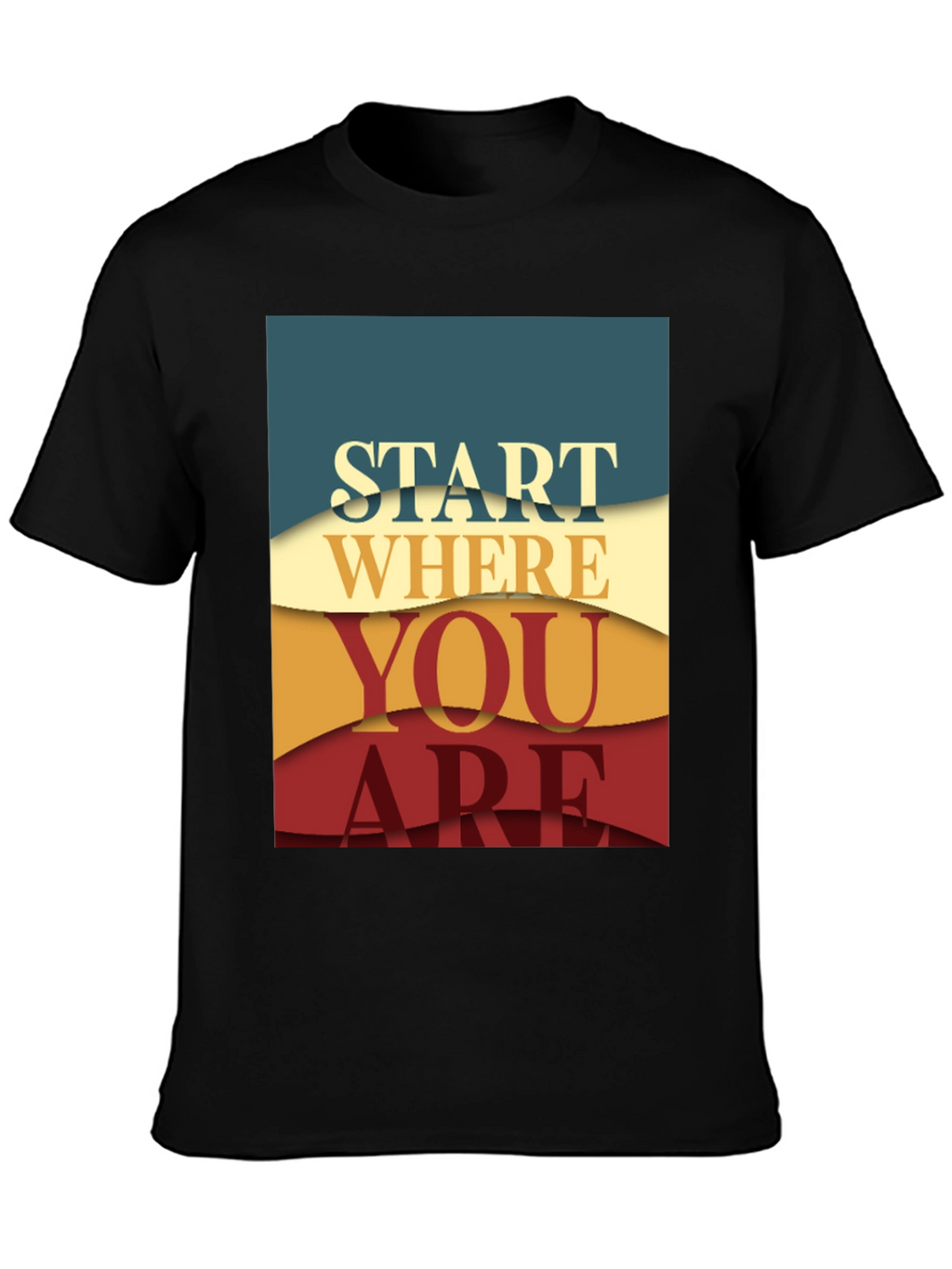 Inspirational Graphic Tee - Start Where You Are