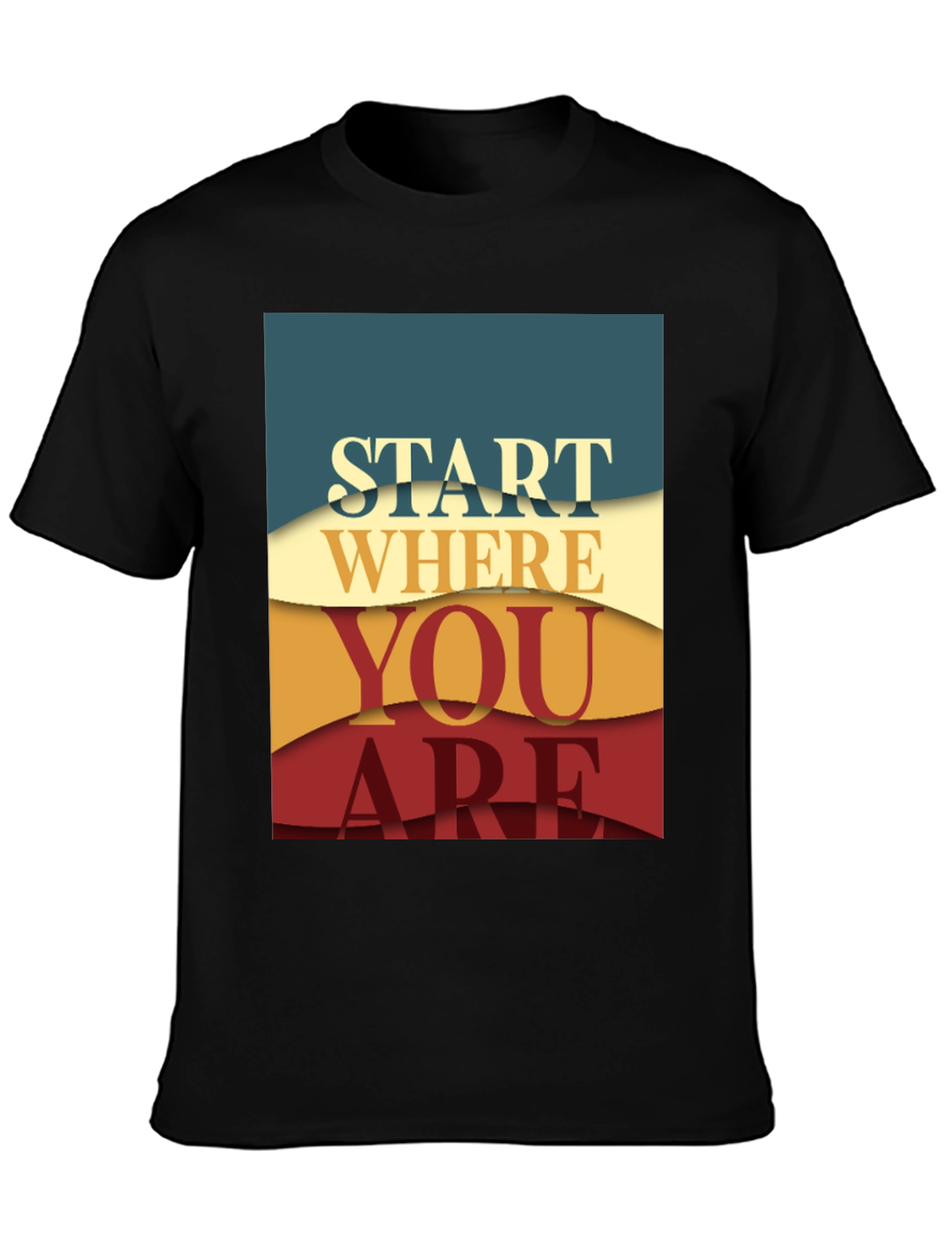 Inspirational Graphic Tee - Start Where You Are