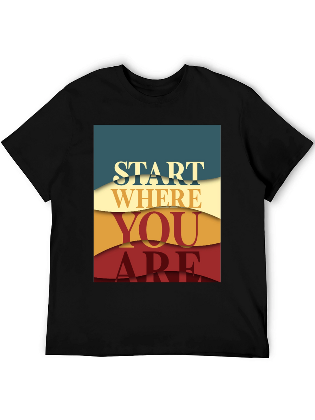 Inspirational Graphic Tee - Start Where You Are