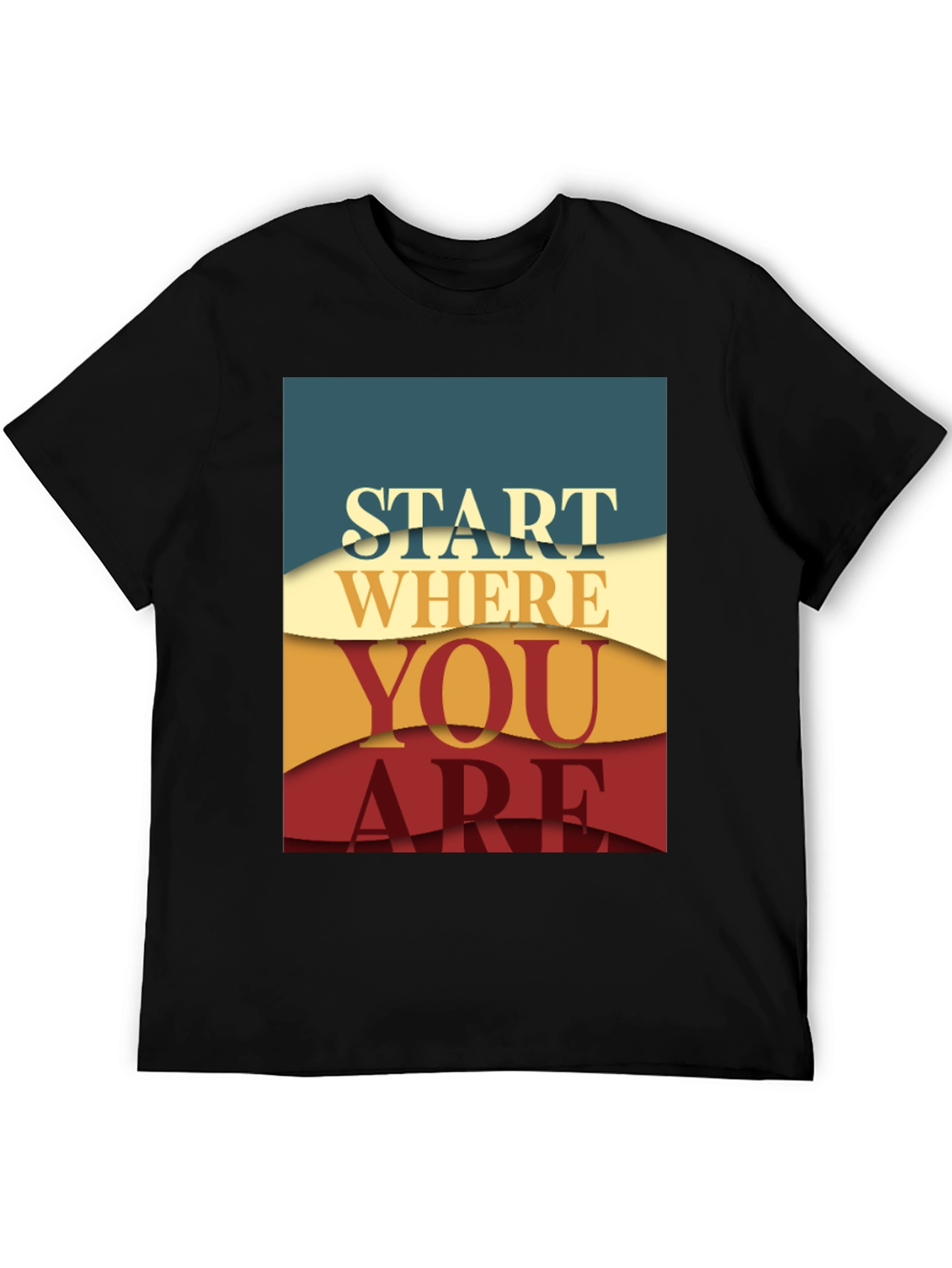 Inspirational Graphic Tee - Start Where You Are