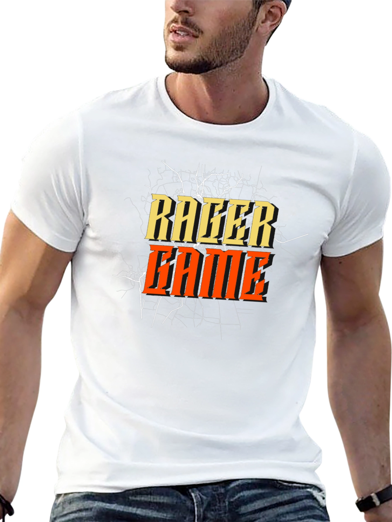 Racer Game Black Graphic Tee