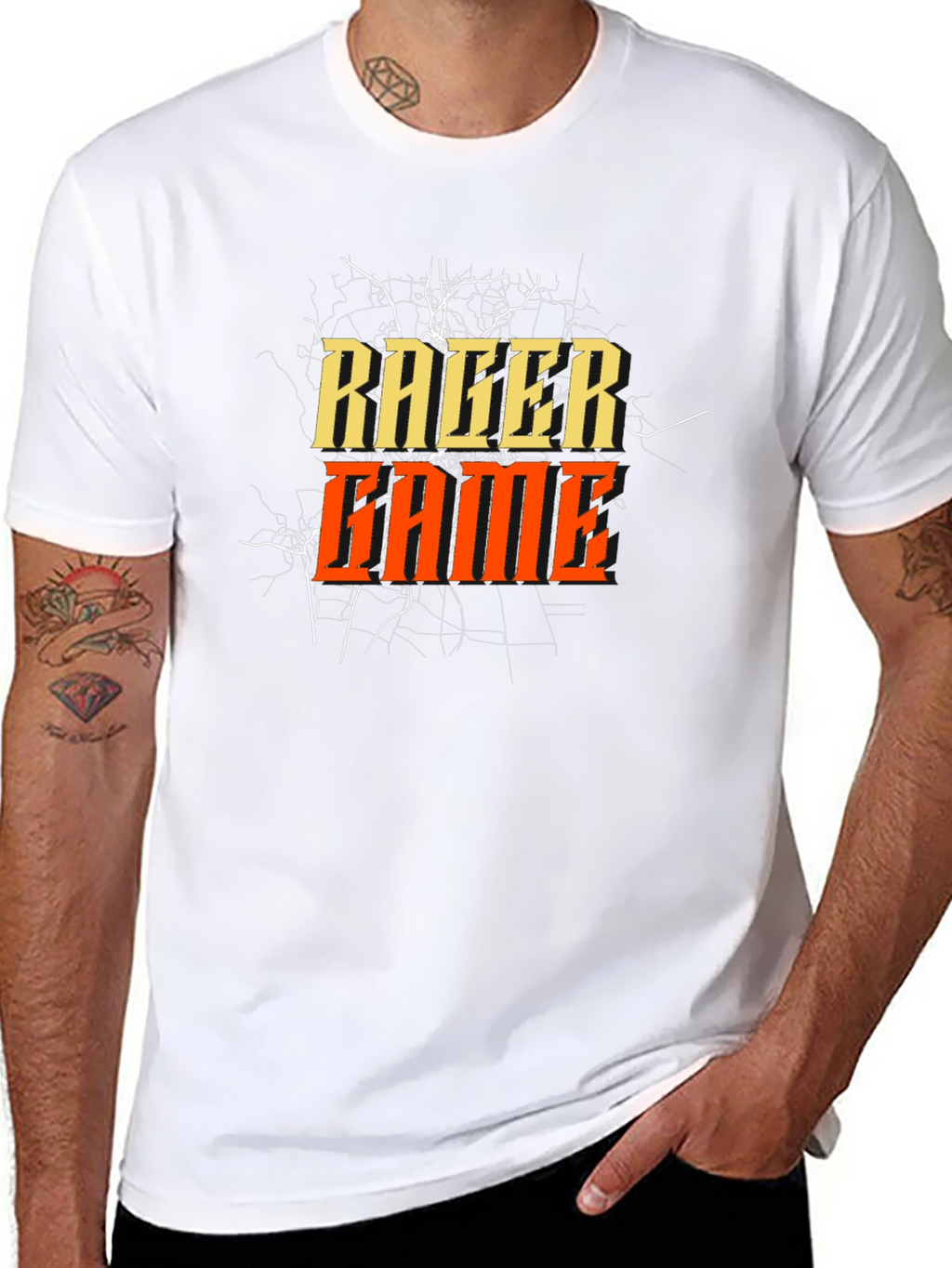 Racer Game Black Graphic Tee