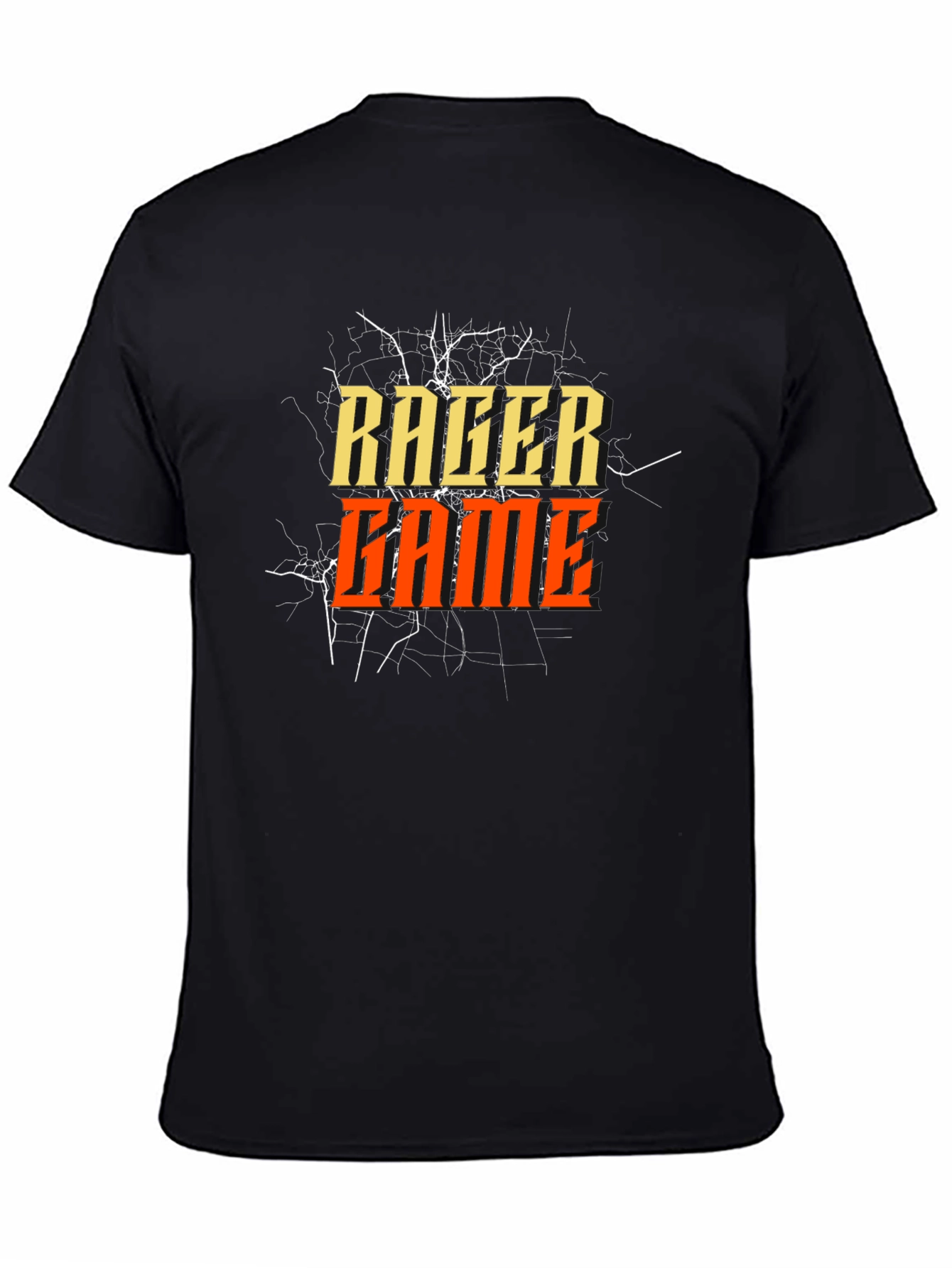 Racer Game Black Graphic Tee