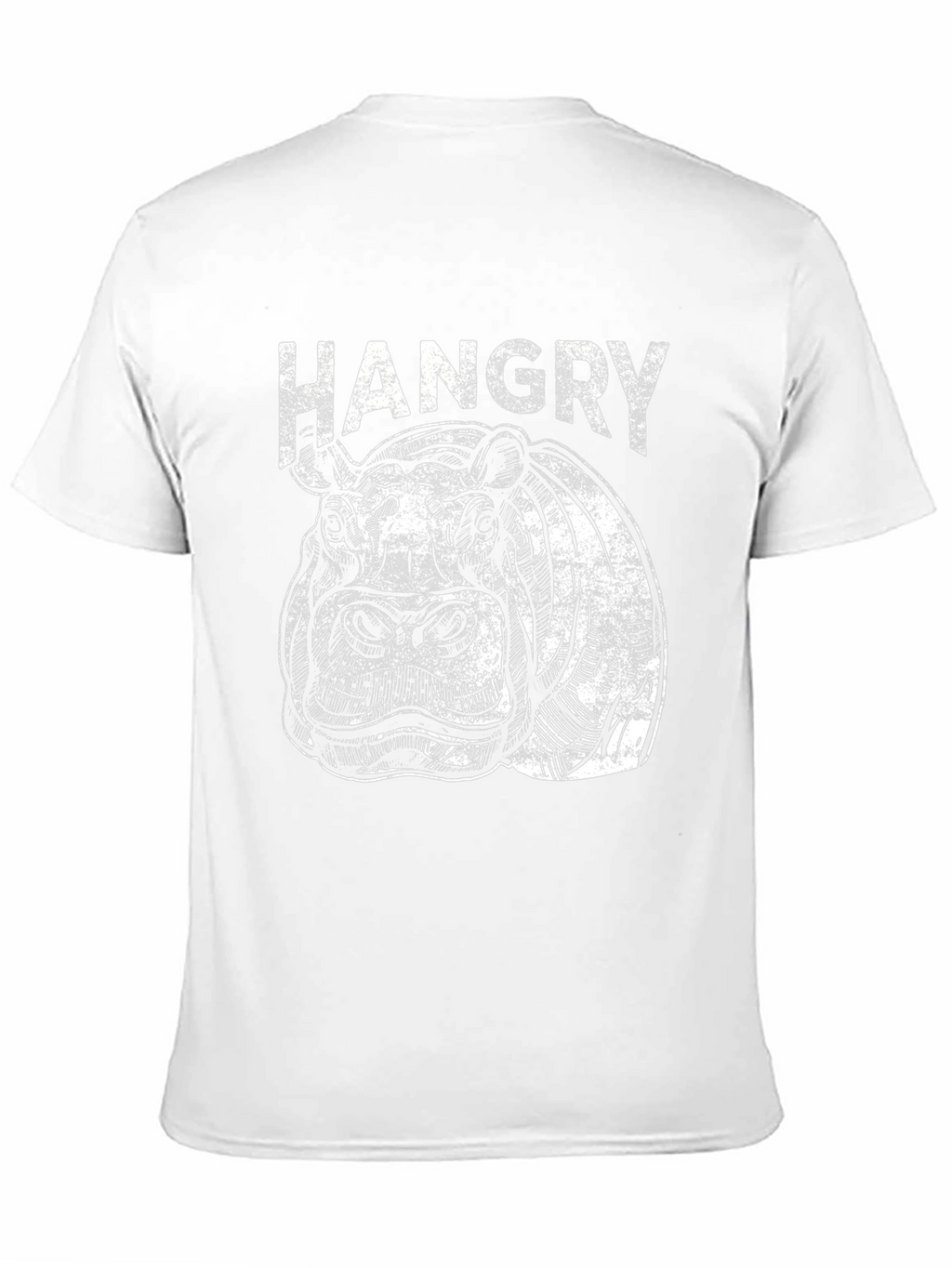 Hangry Hippo Graphic T-Shirt - Black