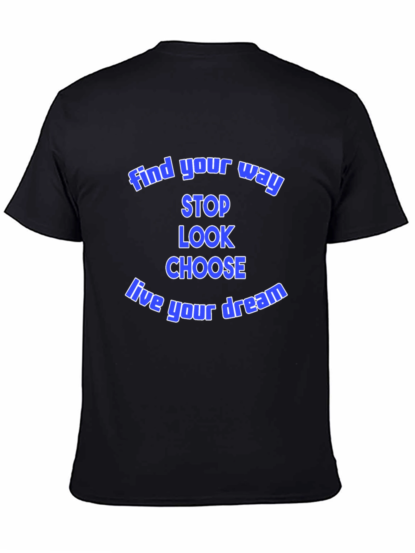 Find Your Way Graphic Tee - Motivational Black T-Shirt