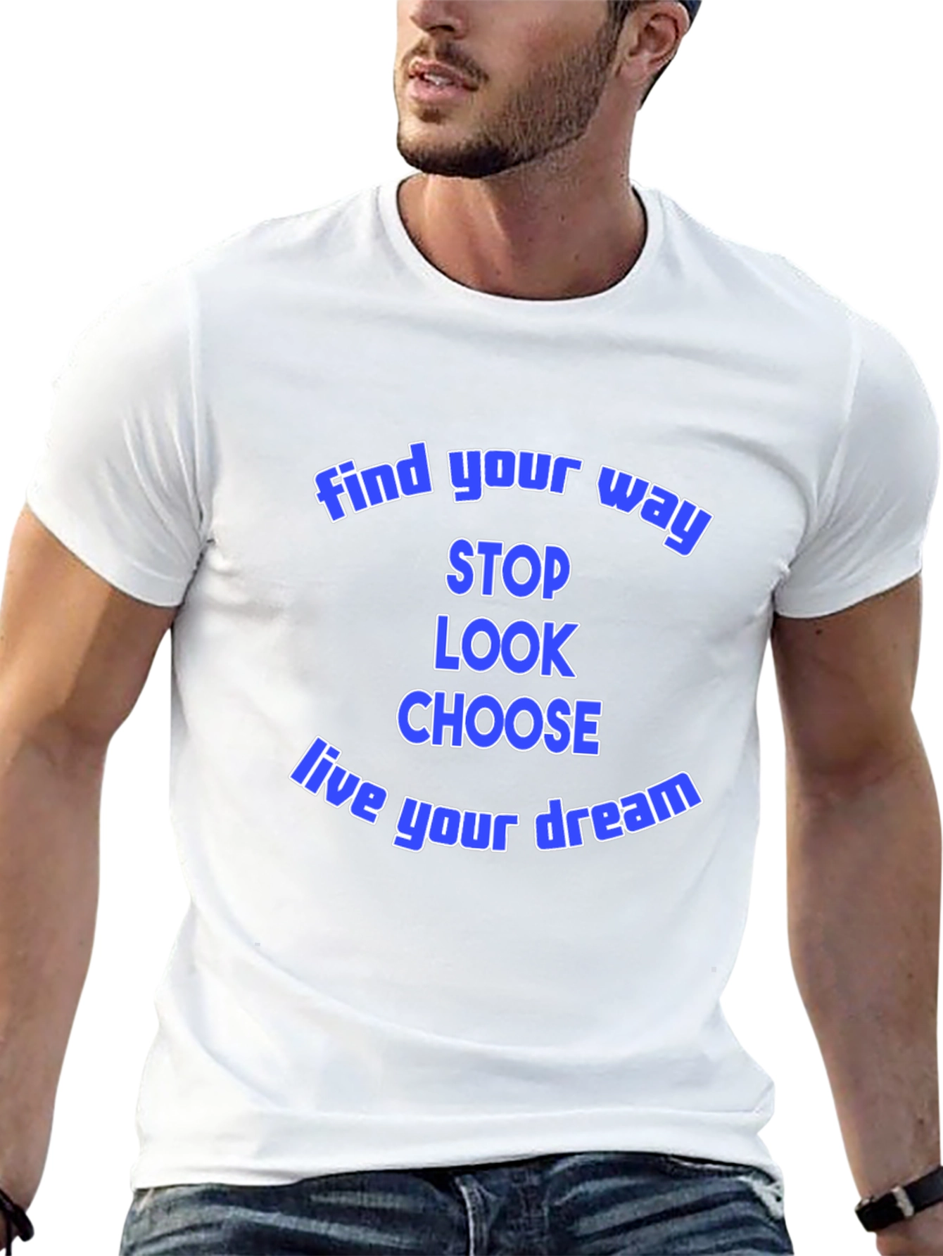Find Your Way Graphic Tee - Motivational Black T-Shirt