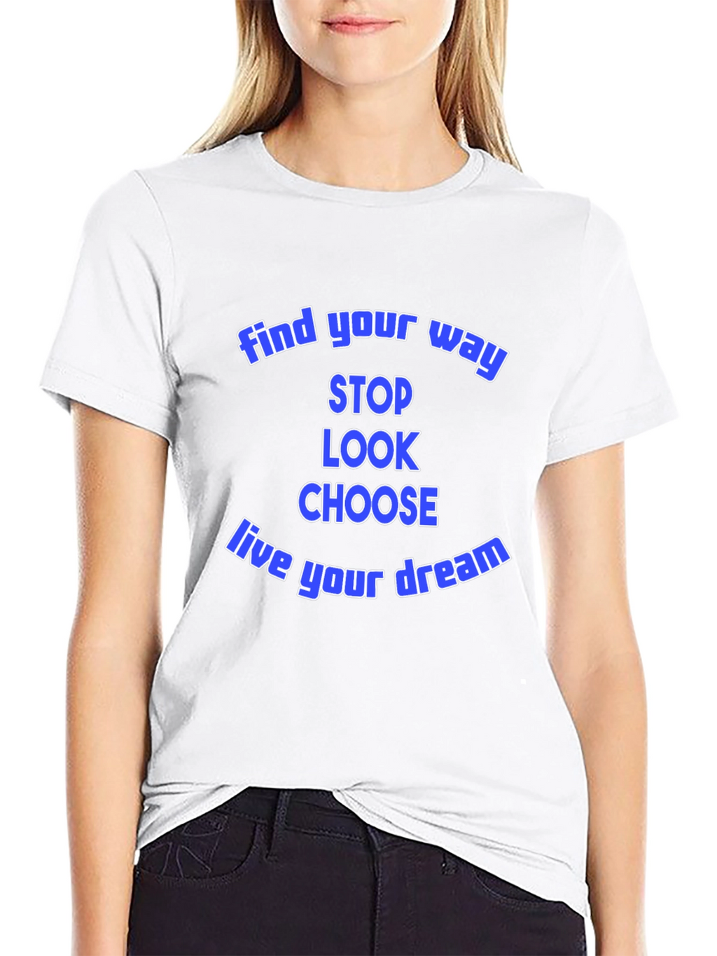 Find Your Way Graphic Tee - Motivational Black T-Shirt