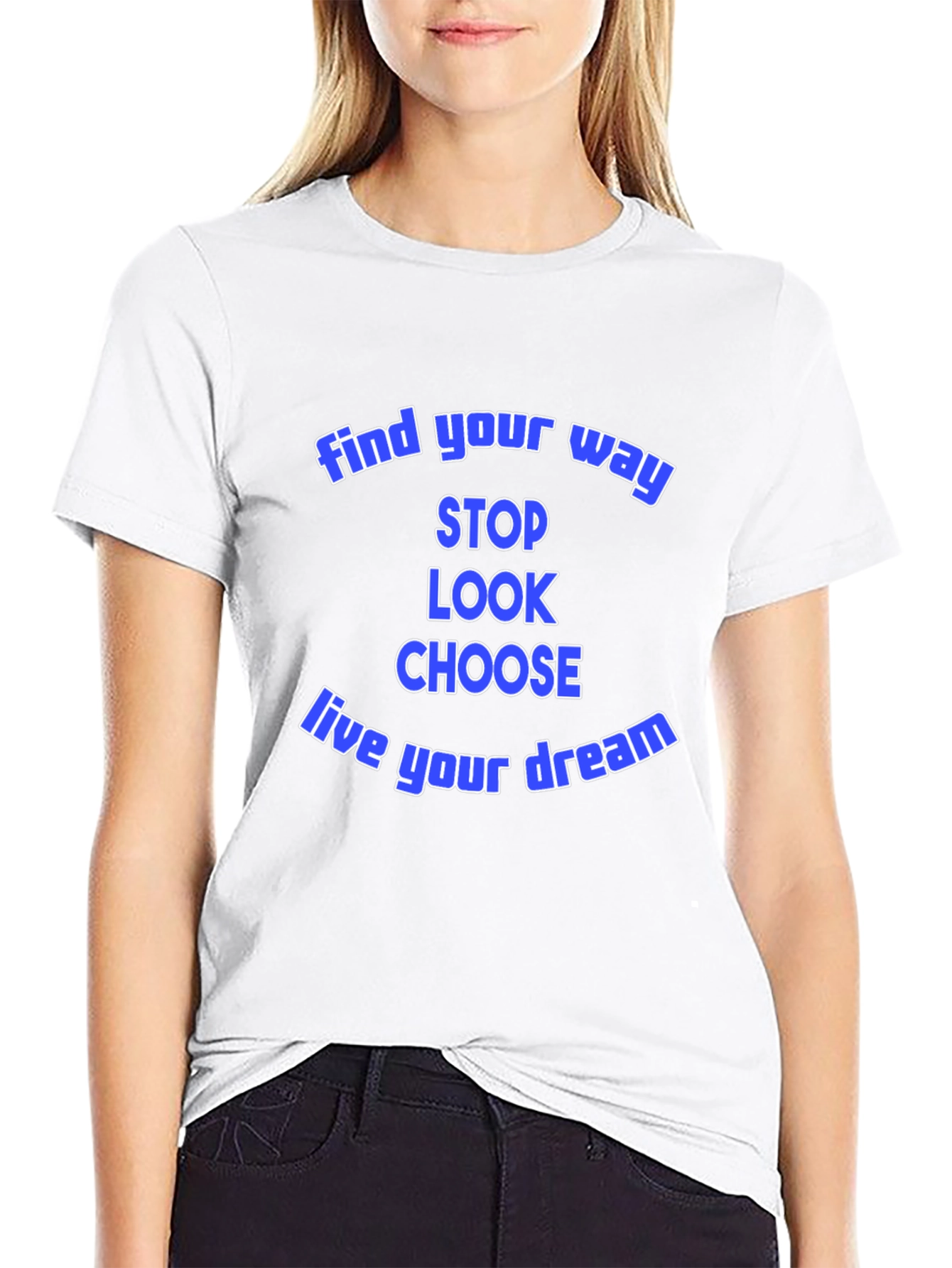 Find Your Way Graphic Tee - Motivational Black T-Shirt