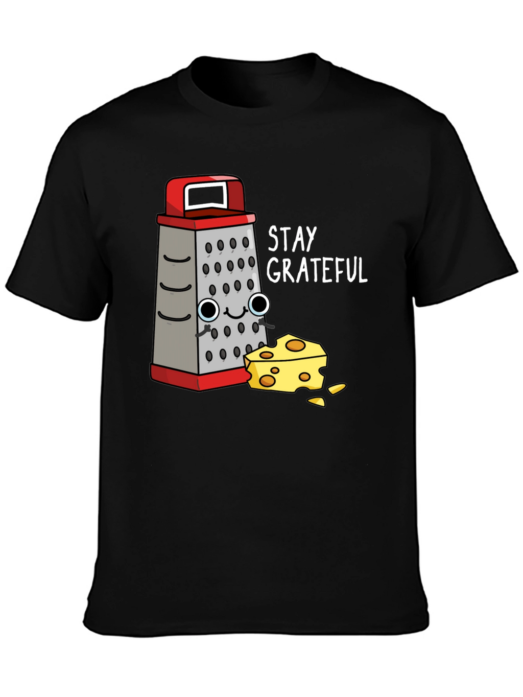 Stay Grateful Grater & Cheese Graphic T-Shirt