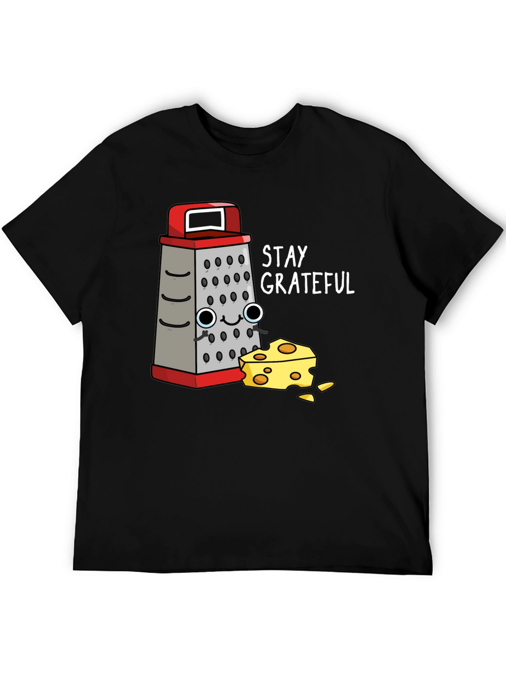 Stay Grateful Grater & Cheese Graphic T-Shirt