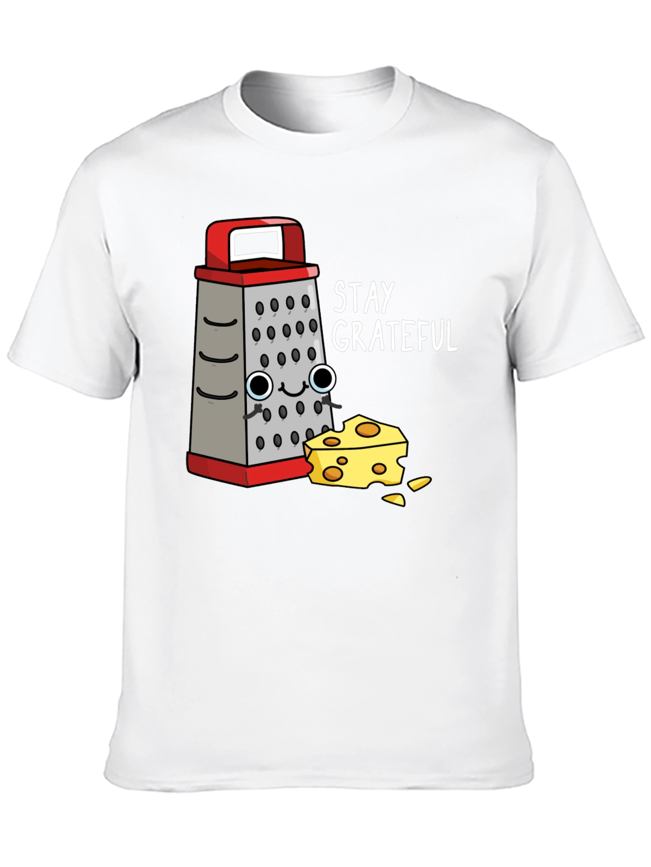 Stay Grateful Grater & Cheese Graphic T-Shirt