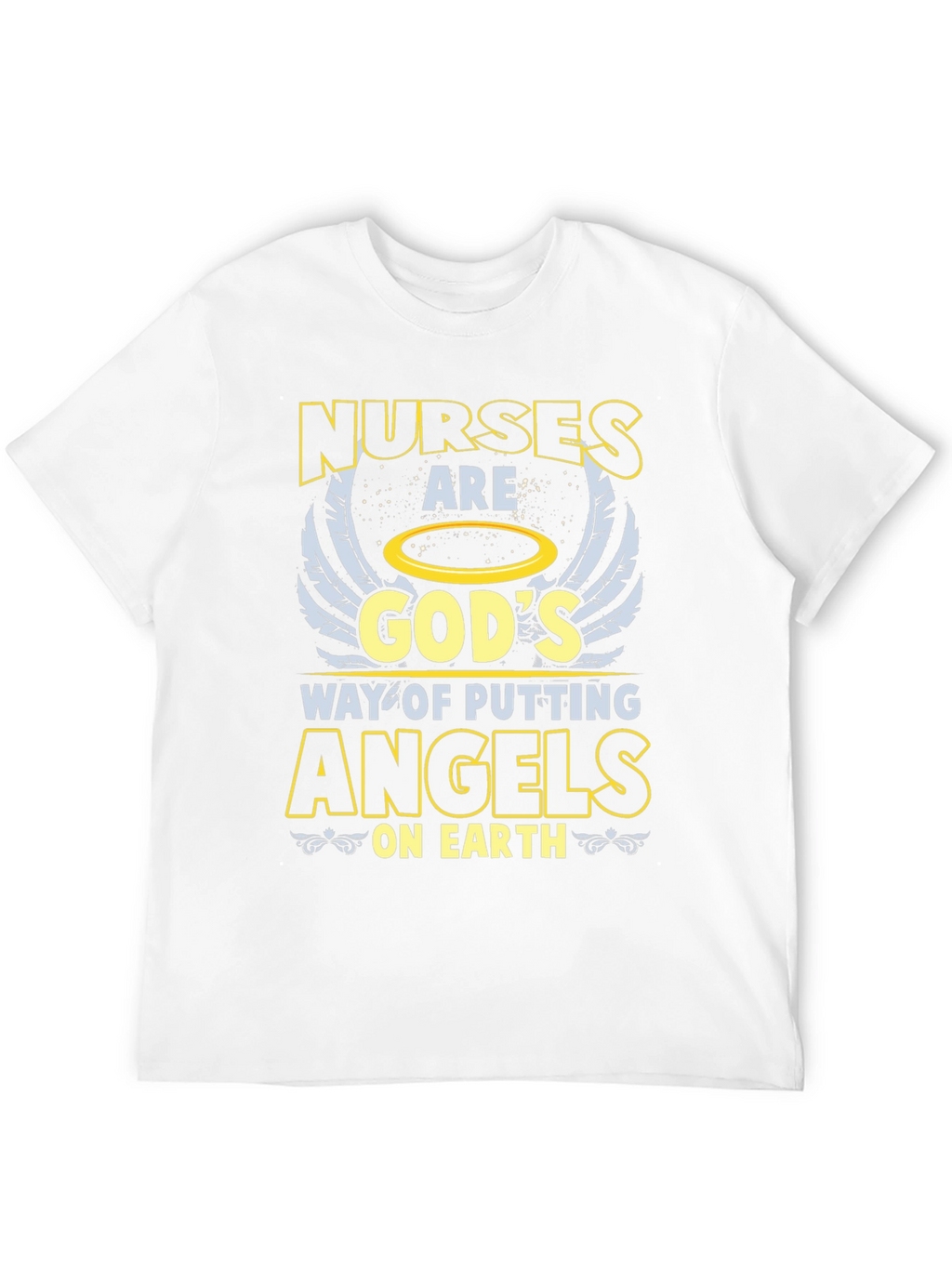 Nurses Are Gods Angels Graphic Tee